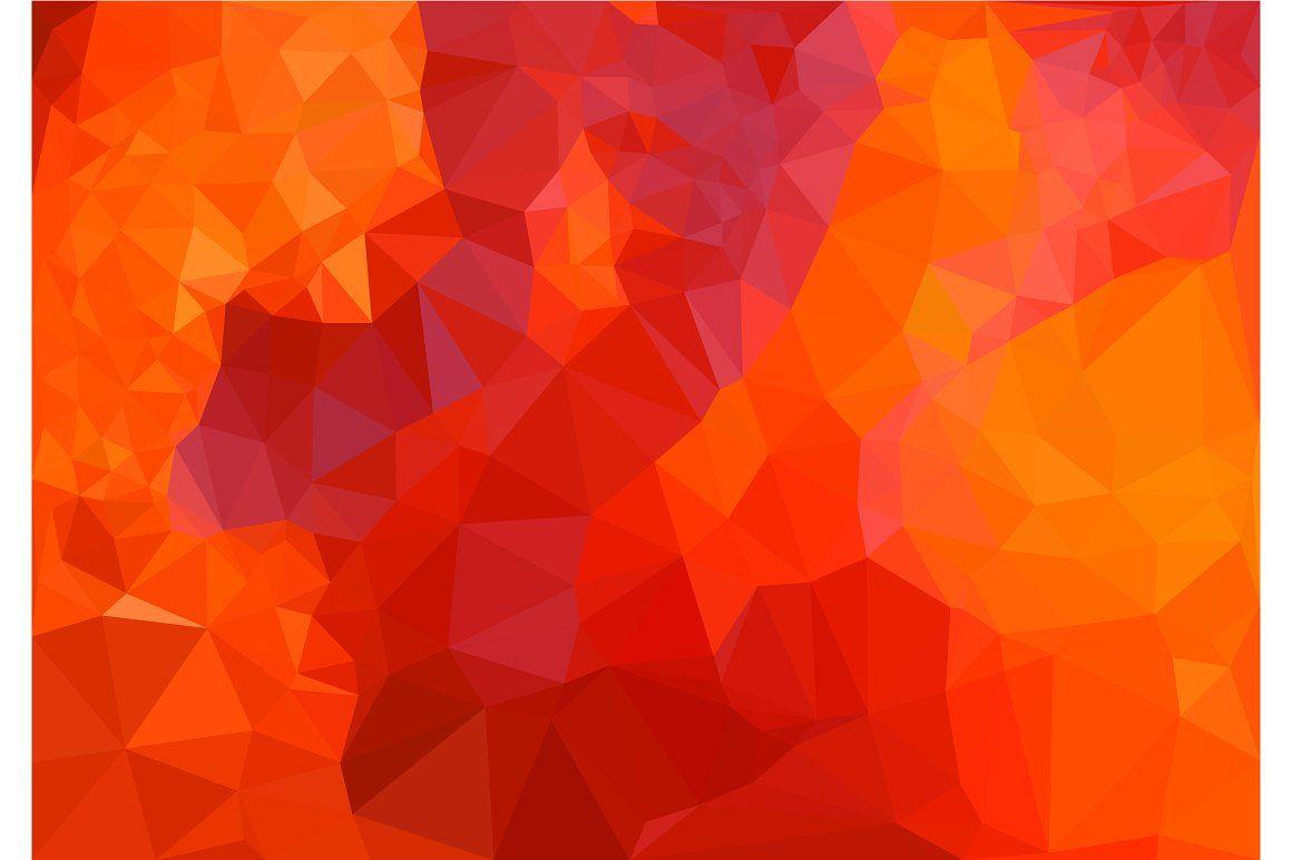 Low poly of abstract red background Illustrations Creative Market