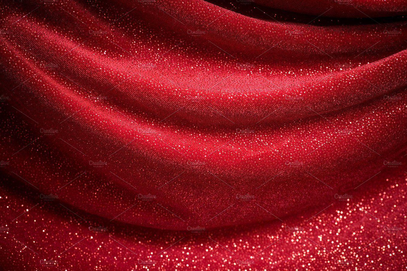 Glitter Red Background Holiday Photo Creative Market