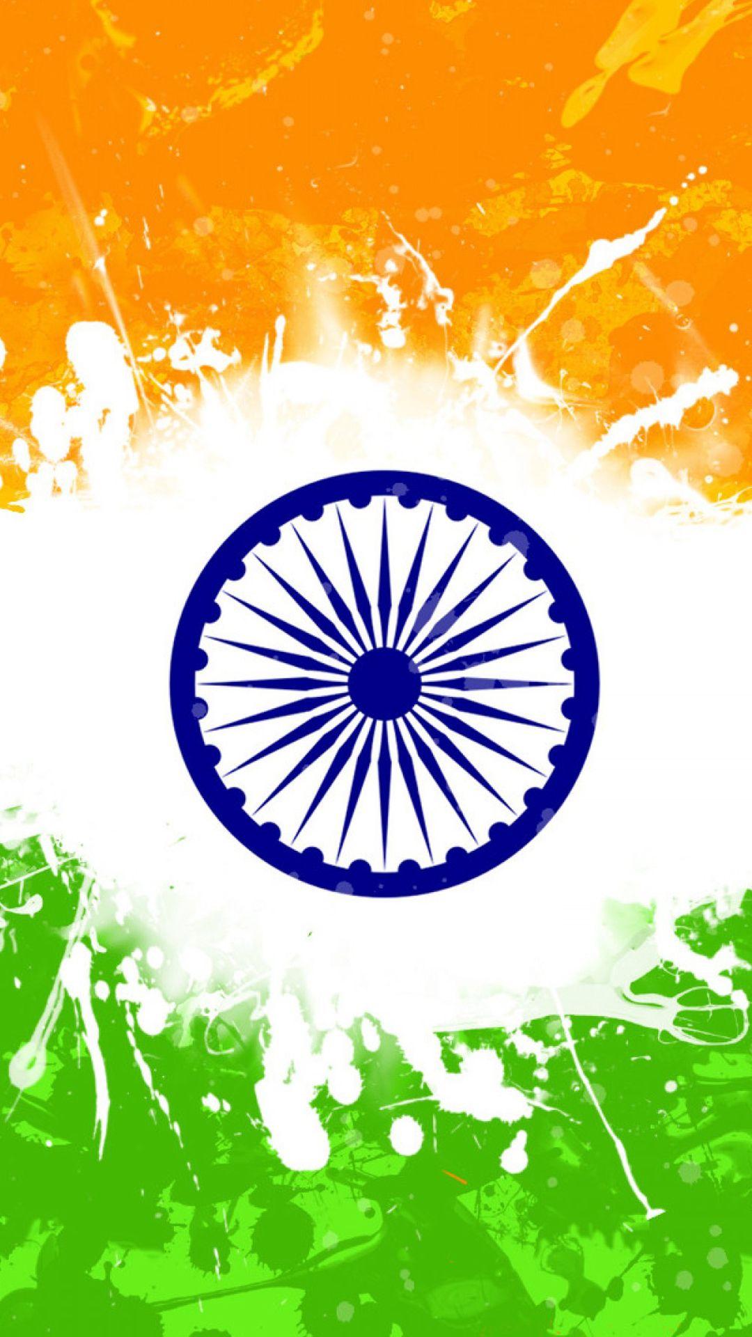 India Flag for Mobile Phone Wallpaper 06 of 17