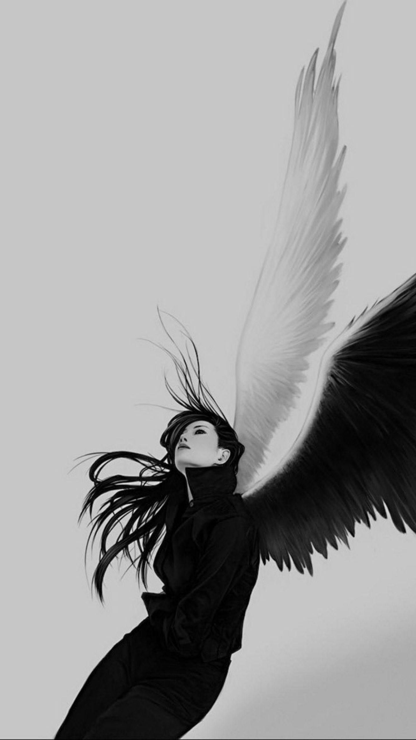 QHD Samsung Galaxy S6, S7, Edge, Note, LG G4 Angel Wallpaper HD