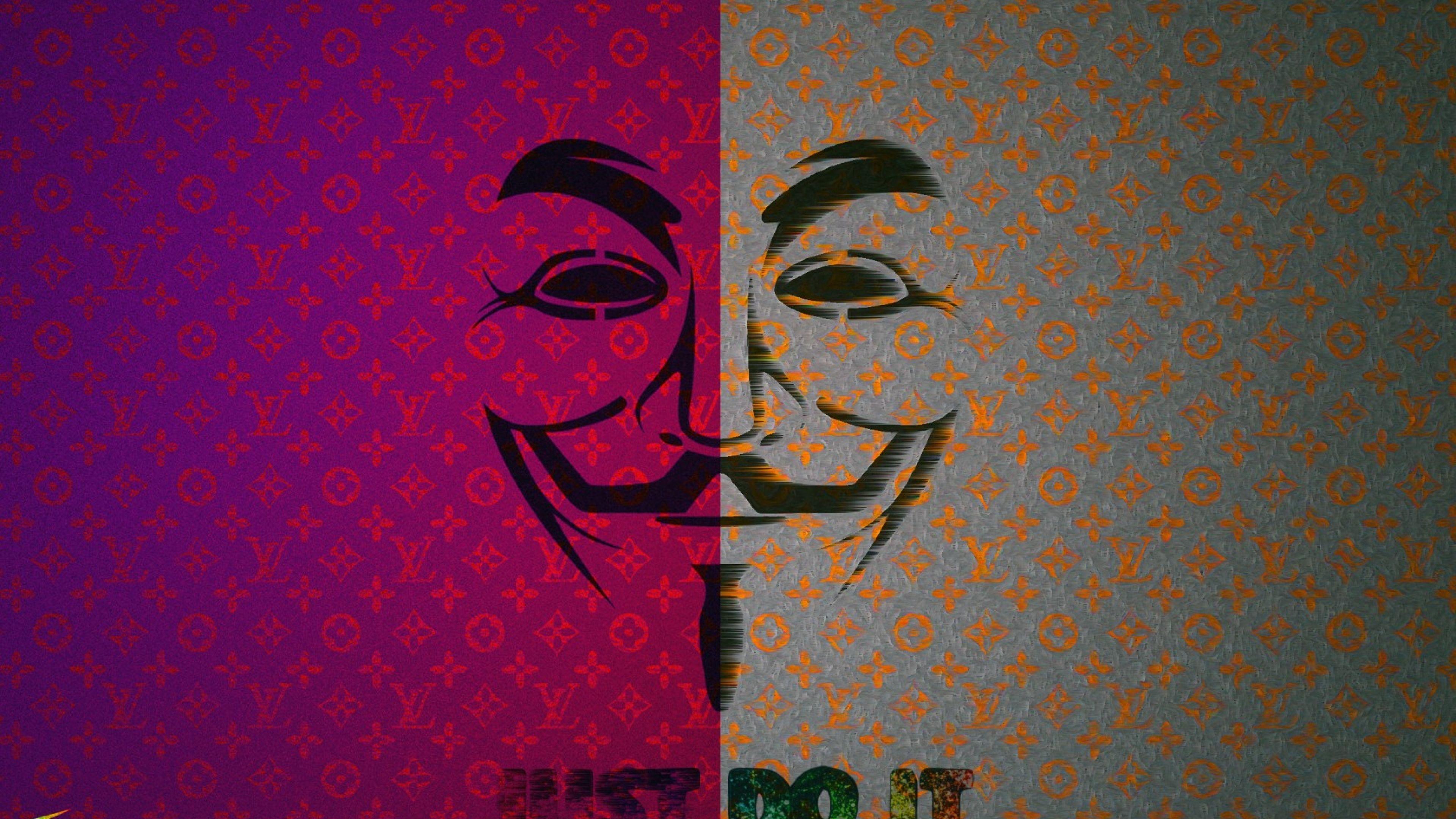 Download Wallpaper 3840x2160 Just do it, Fox, Background, Texture