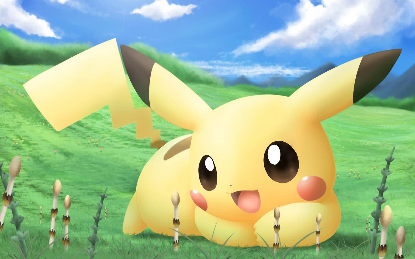 Cute Pikachu Wallpaper. Cute Pikachu Wallpaper 5119 Hd Wallpaper