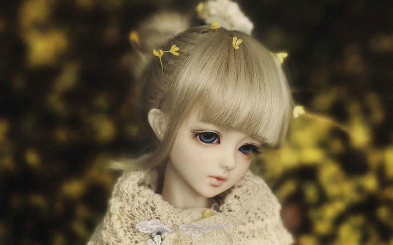 Beautiful Doll HD Wallpaper. Cute Doll Desktop Wallpaper