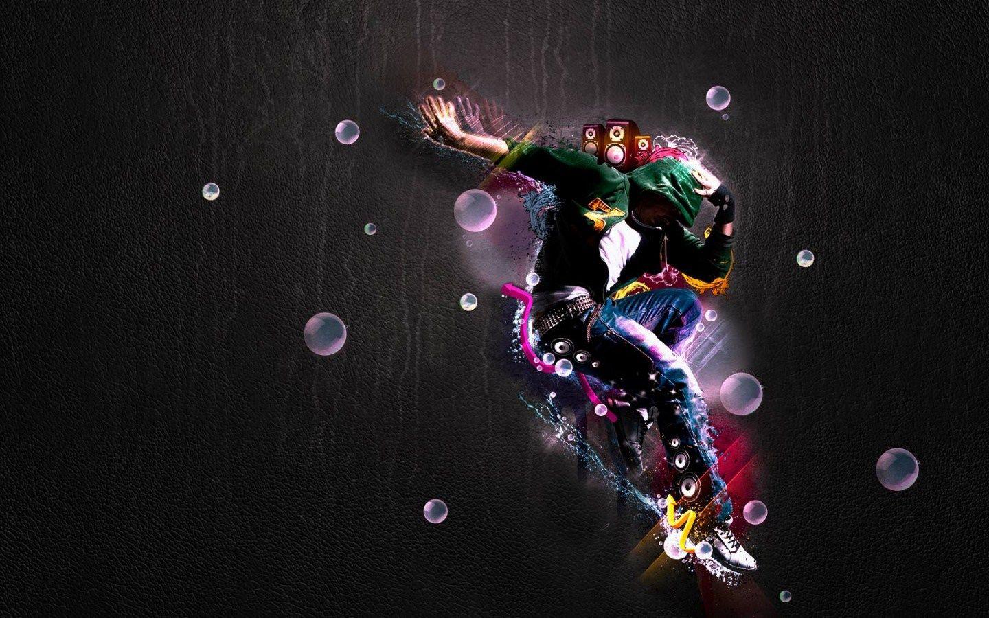 Abstract Hip Hop Dance HD Wallpaper