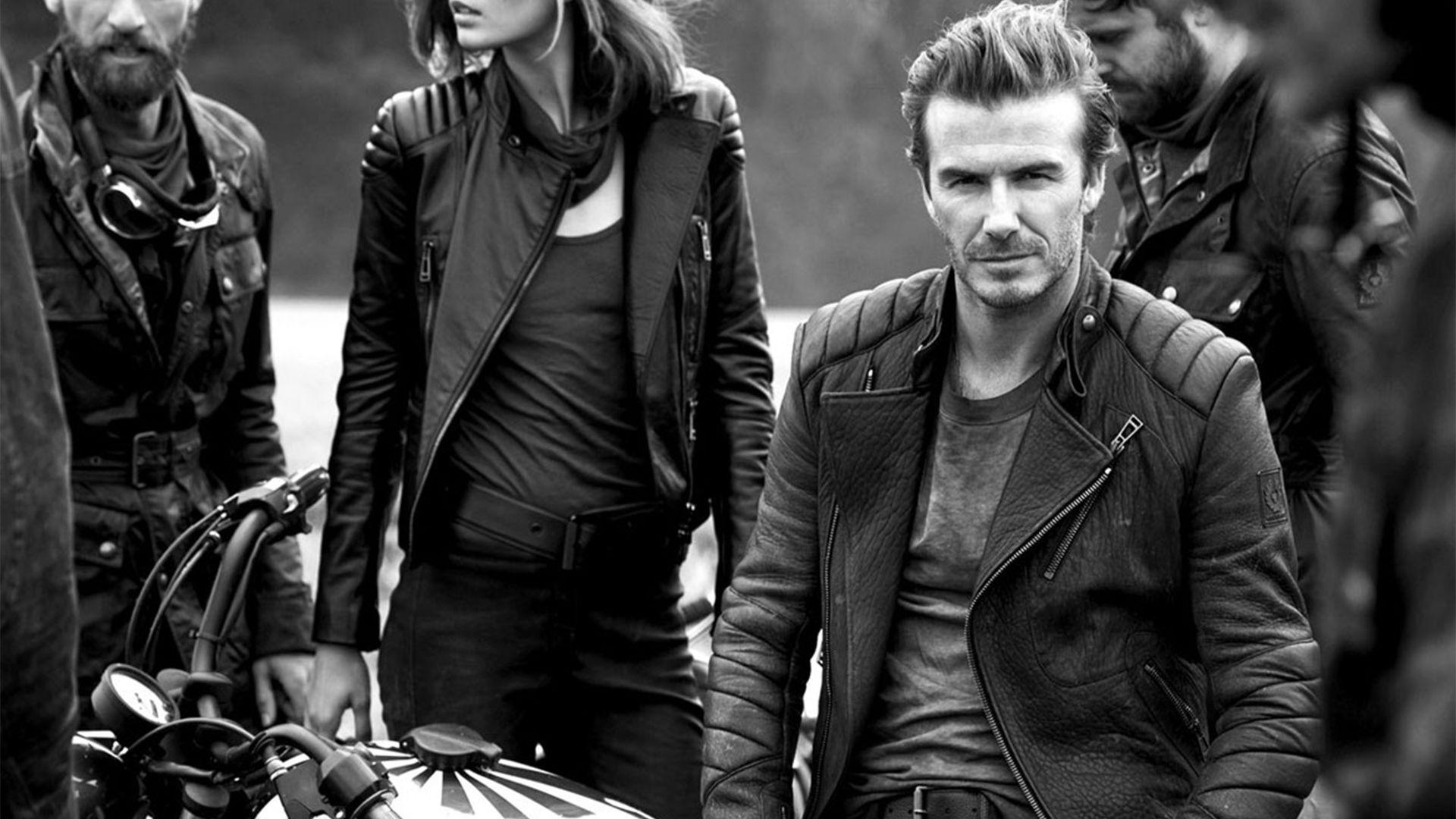 David Beckham Motorcycle Style