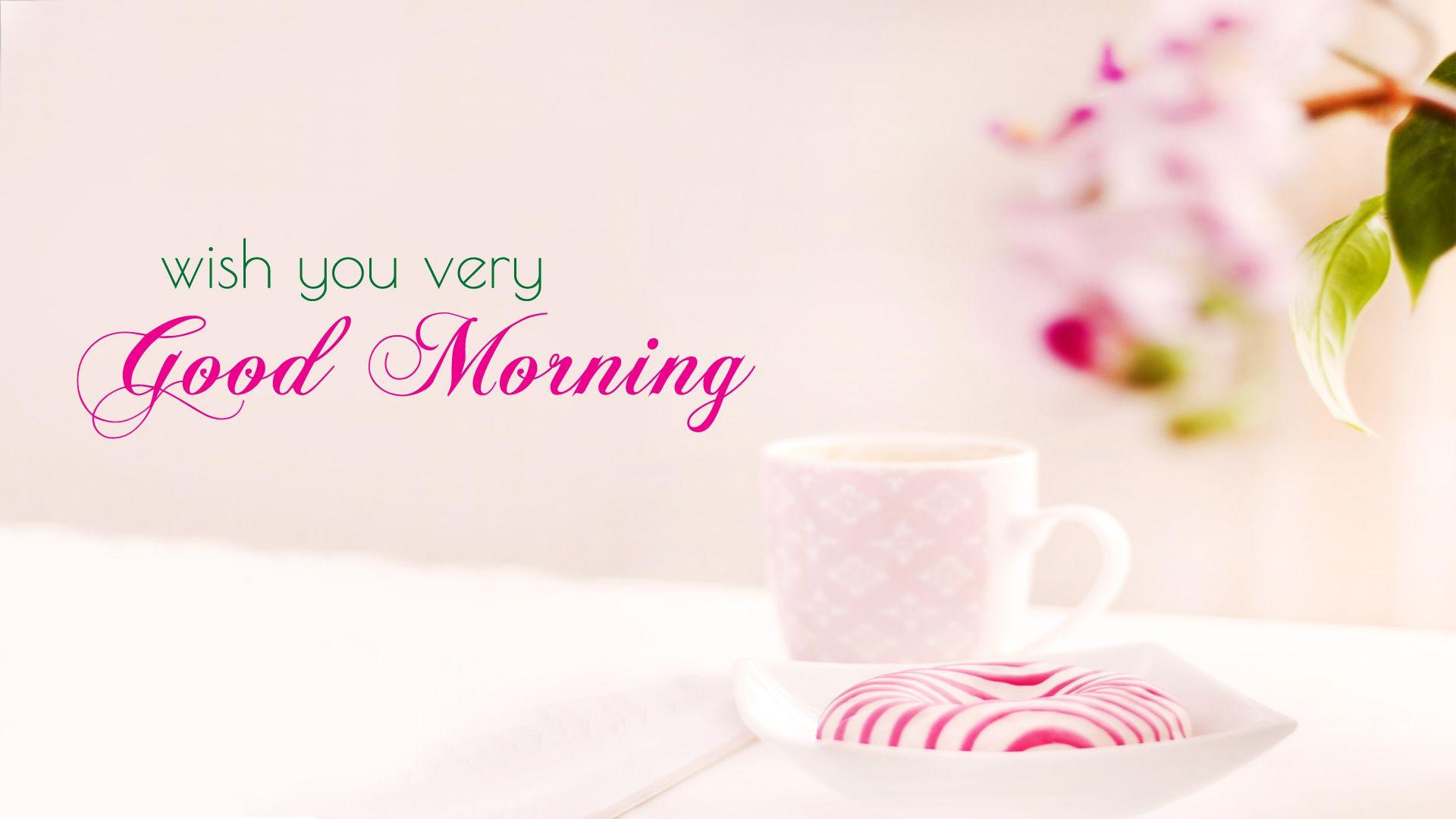Good Morning Wallpaper with Flowers, Full HD 1920x1080 GM Image