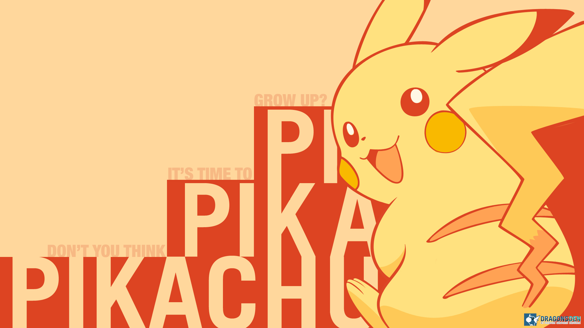 A very cute Pikachu wallpaper! [1920 x 1080], Offensive_Wallpaper