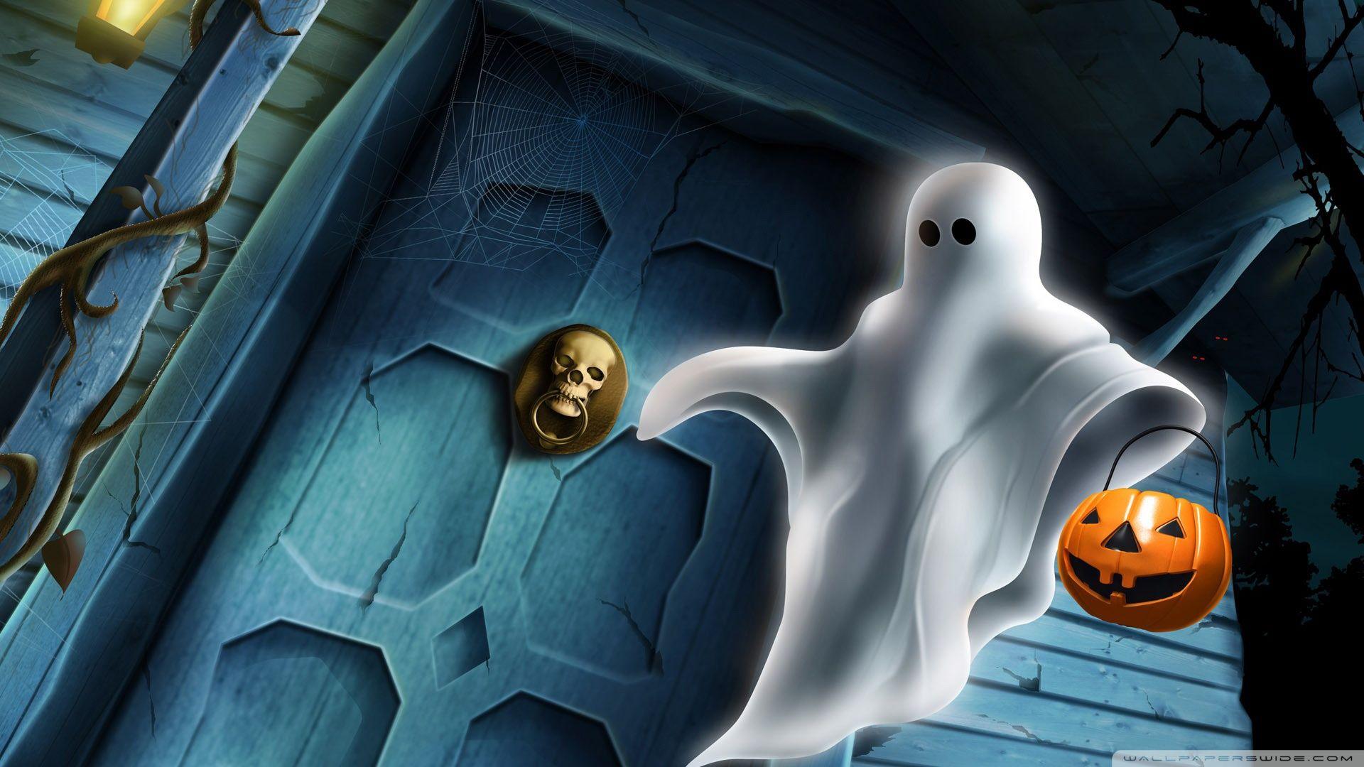 Halloween Ghost ❤ 4K HD Desktop Wallpaper for 4K Ultra HD TV • Wide
