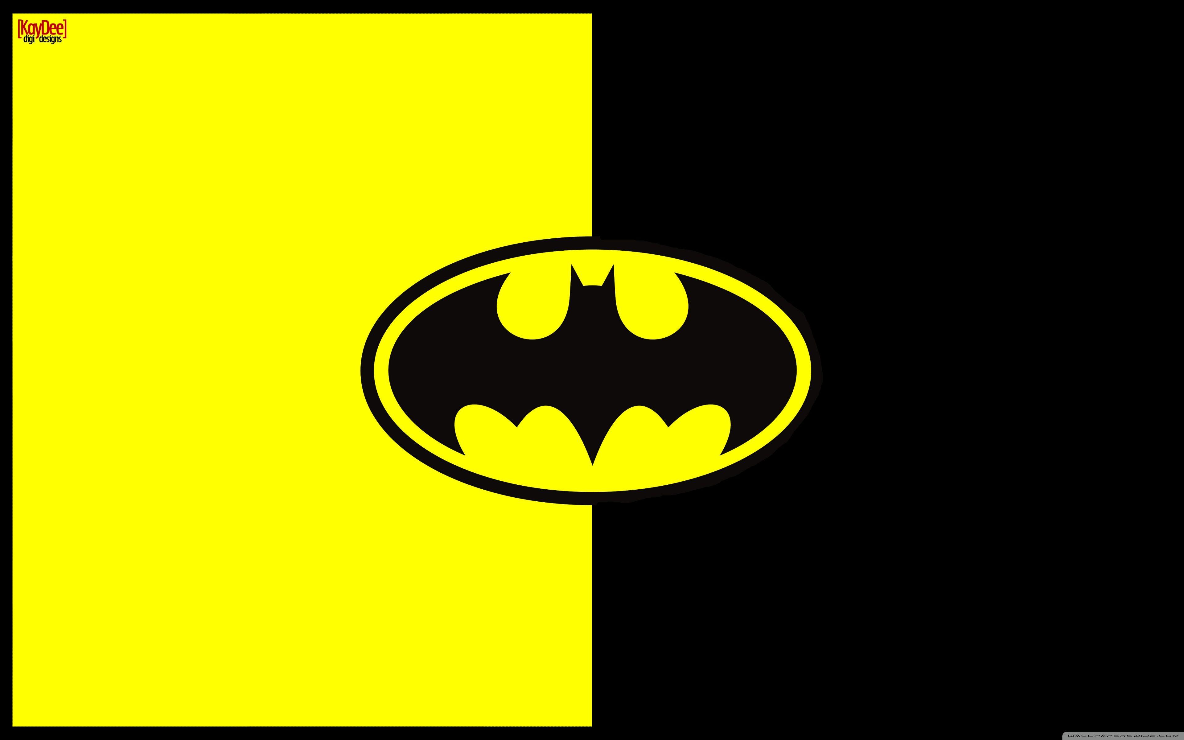 Batman Computer Black Yellow Wallpapers - Wallpaper Cave