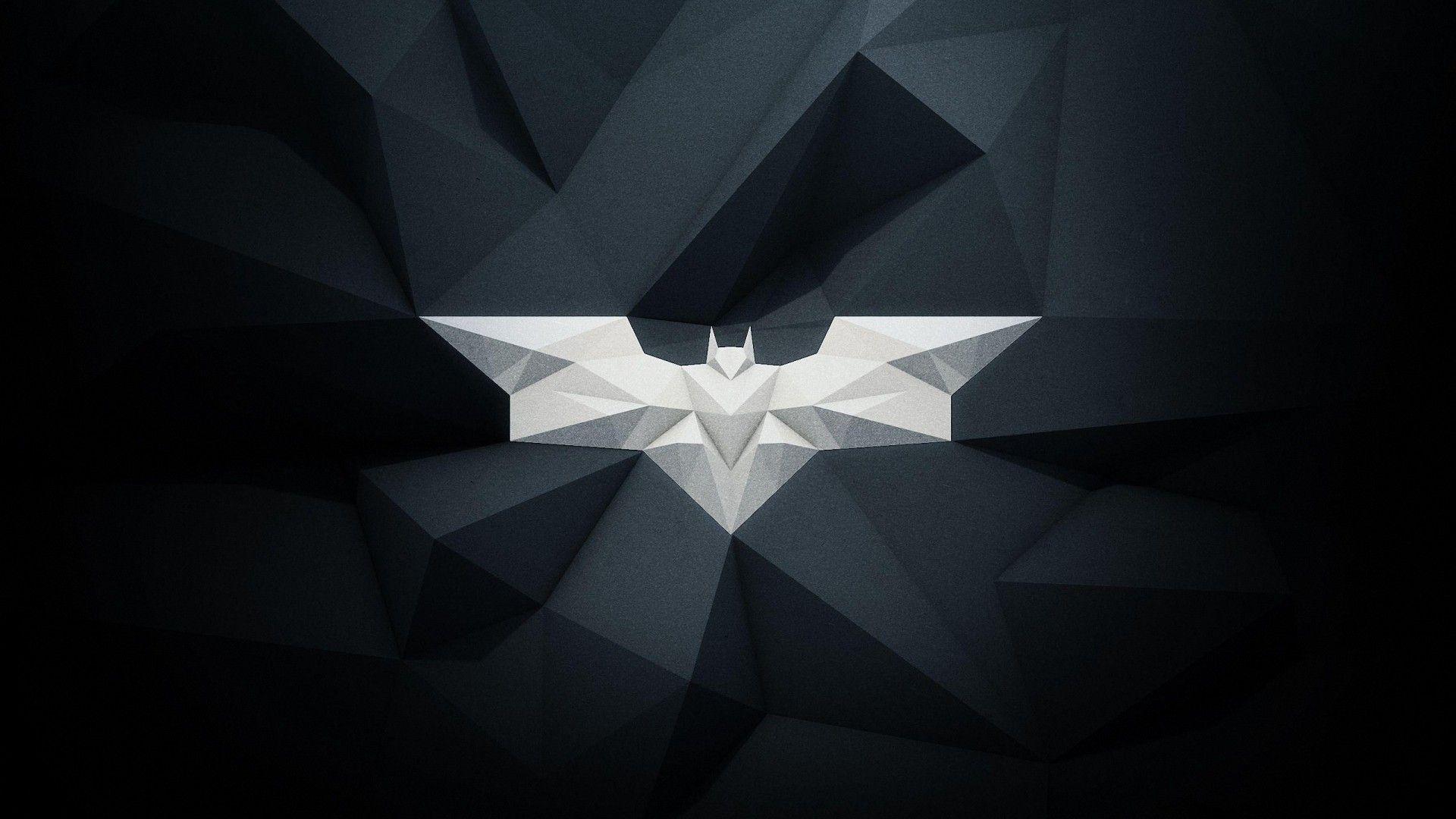 Cool Batman Logo Design Background HD Wallpaper