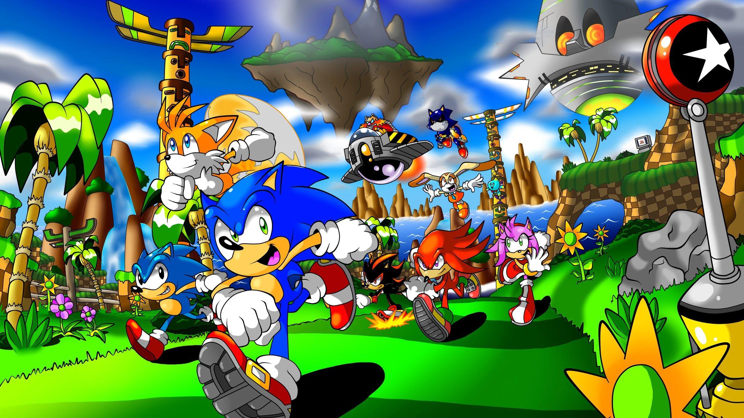 Sonic past wallpaper. PC