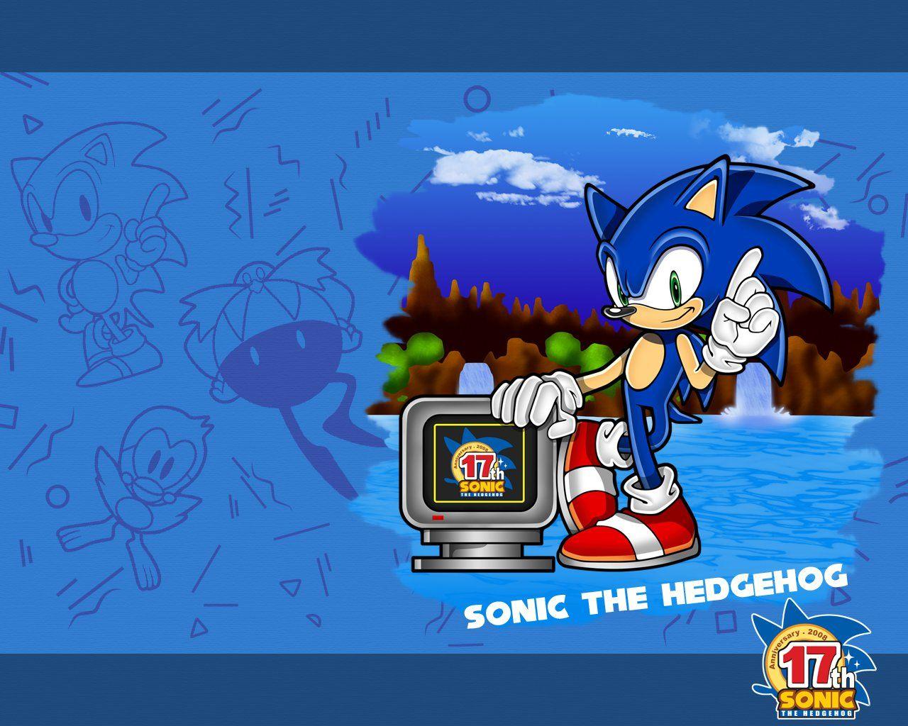 Anniversary Wallpaper: Sonic By Professor J