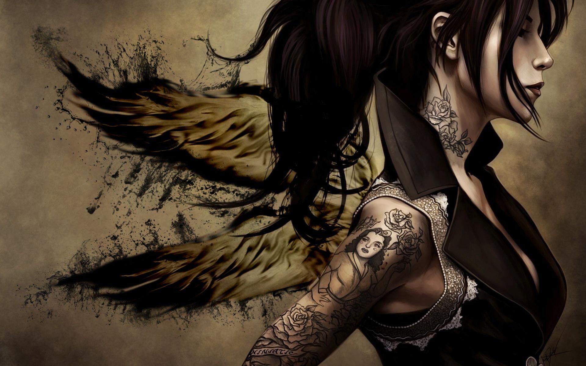 Download the Tattoo Wings Wallpaper, Tattoo Wings iPhone Wallpaper