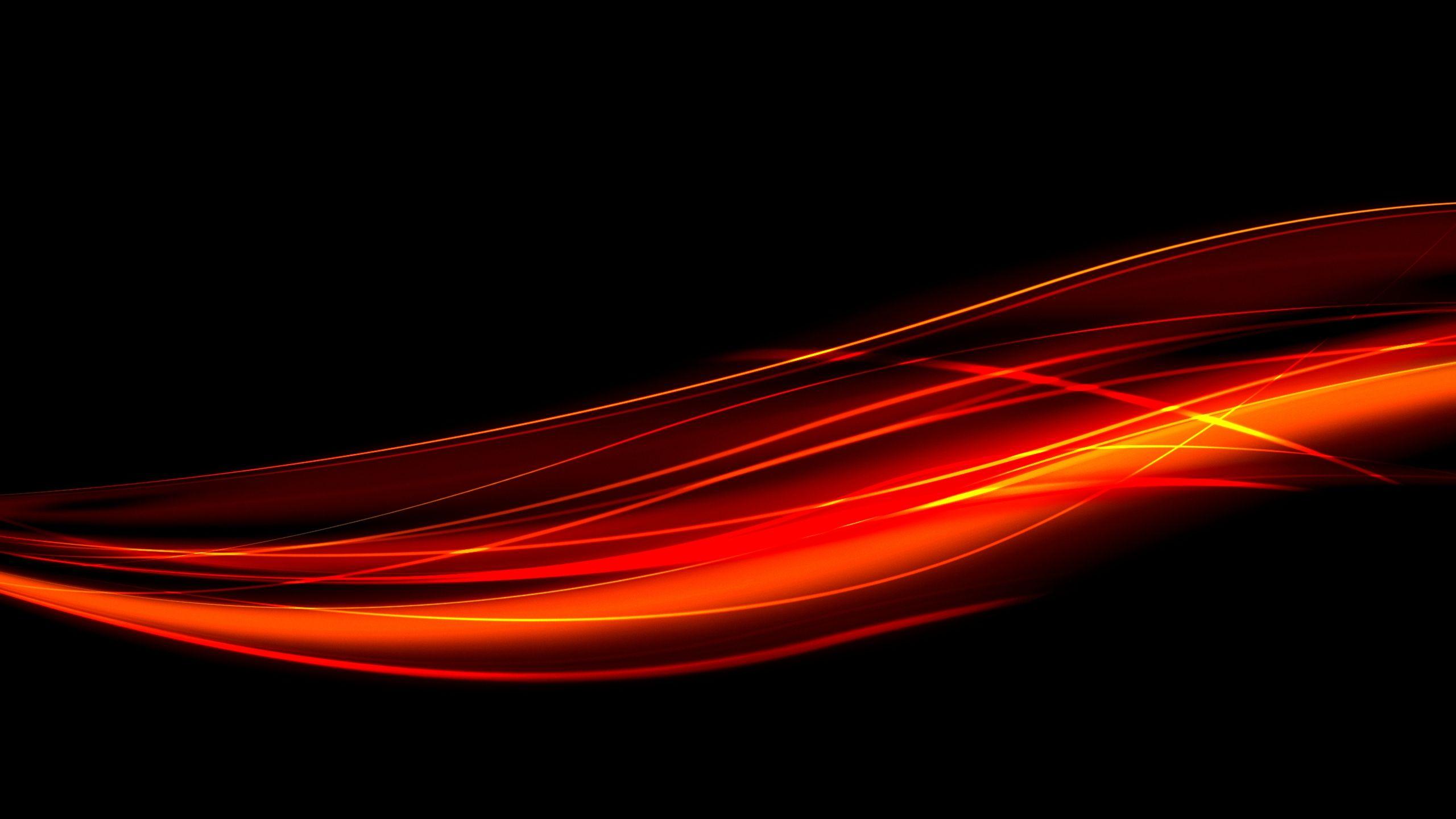 Wallpaper Black, Red, Line, Light HD, Picture, Image