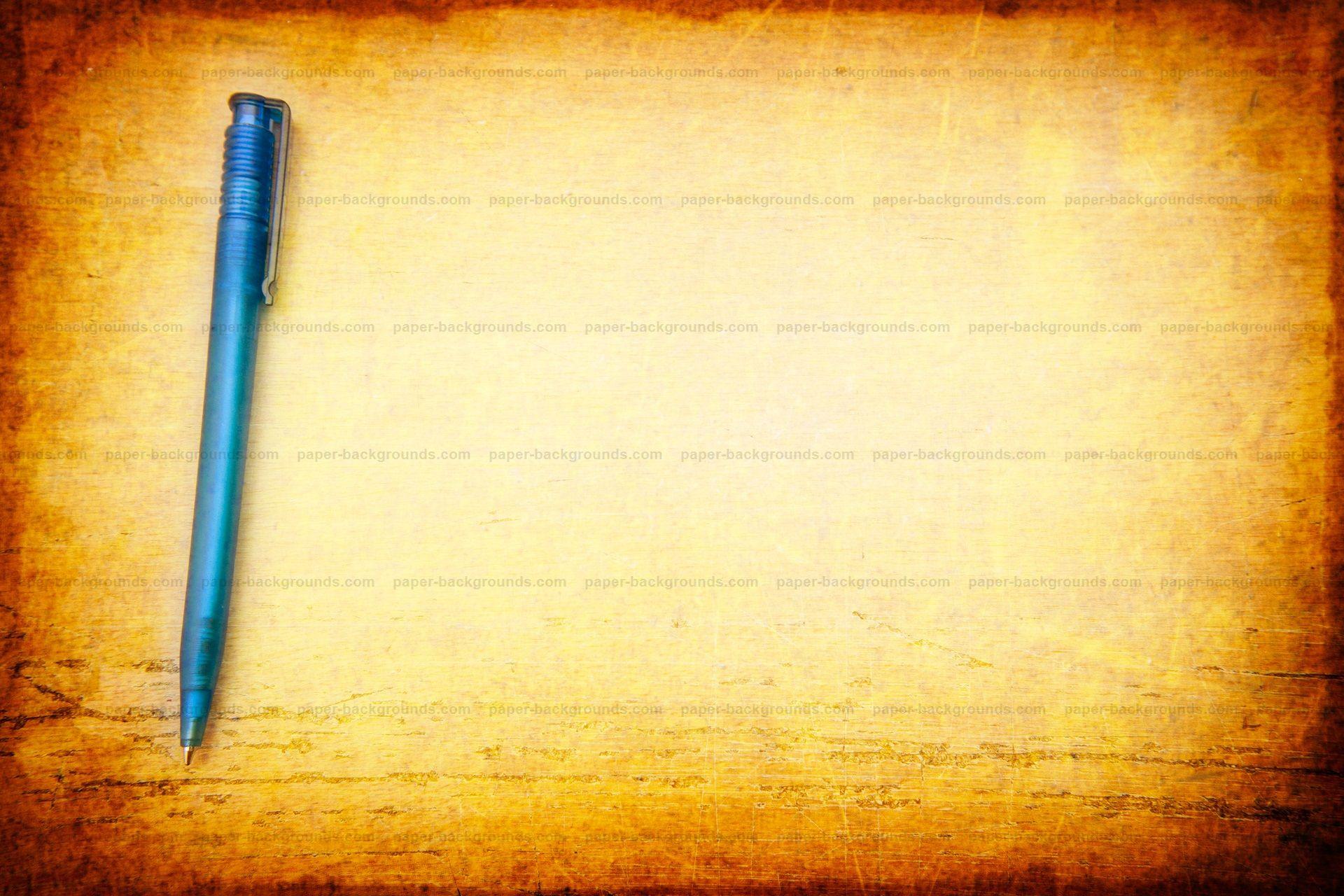 Paper Background. Pen On Table Vintage Background Hd