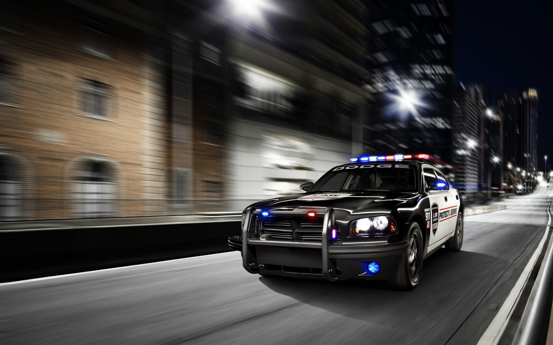 Dodge Charger Police Car Wallpaper. Chicago Nightlife