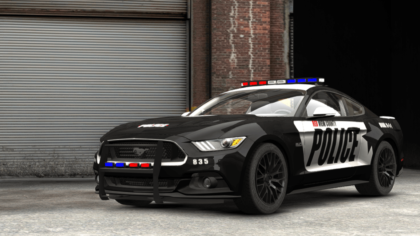 Group of Ford Cop Car Wallpaper