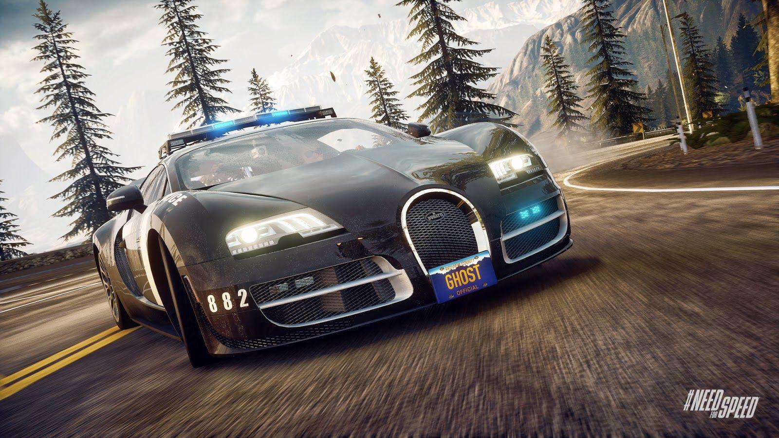 FreeWall need for speed rivals bugatti cop car wallpaper