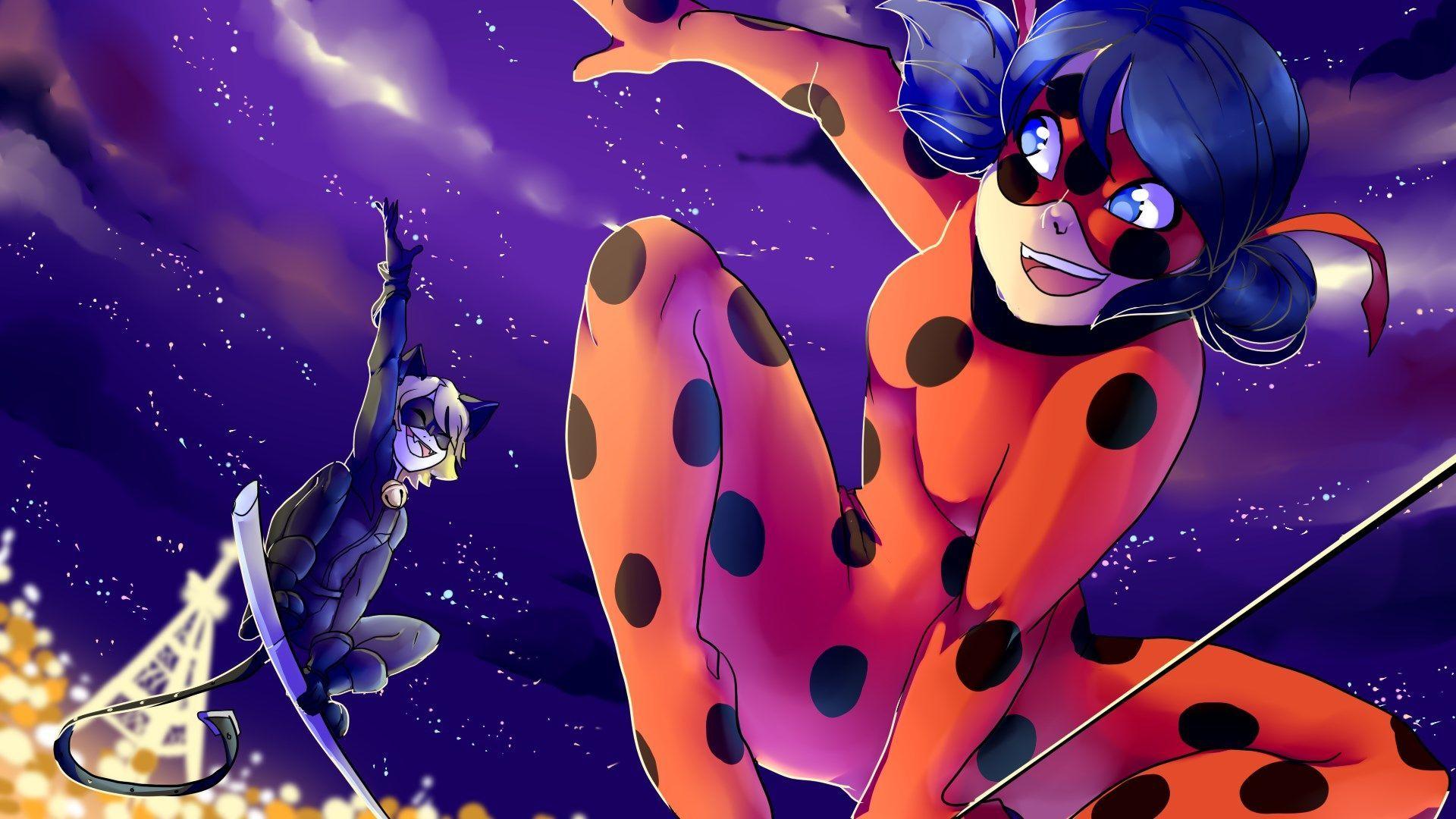 miraculous tales of ladybug and cat noir backround HD