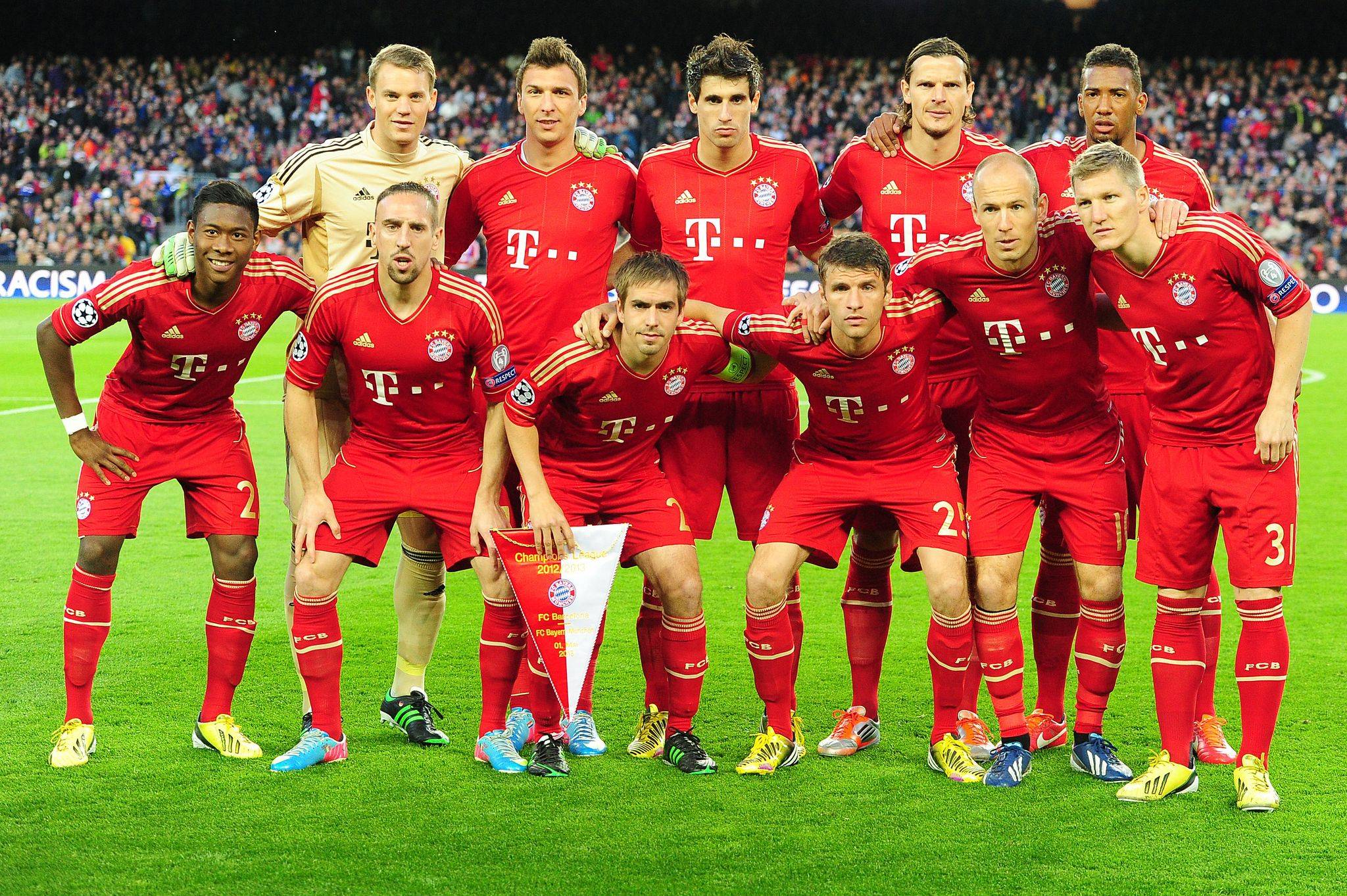 FC Bayern Champions League Team Wallpaper. Football wallpaper. FC