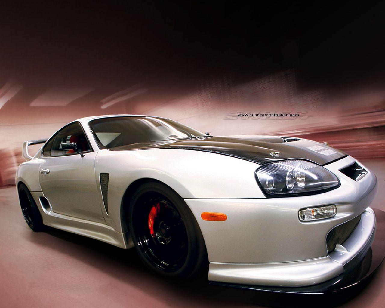 White Supra Wallpaper HD Resolution #SU4. Cars. Toyota