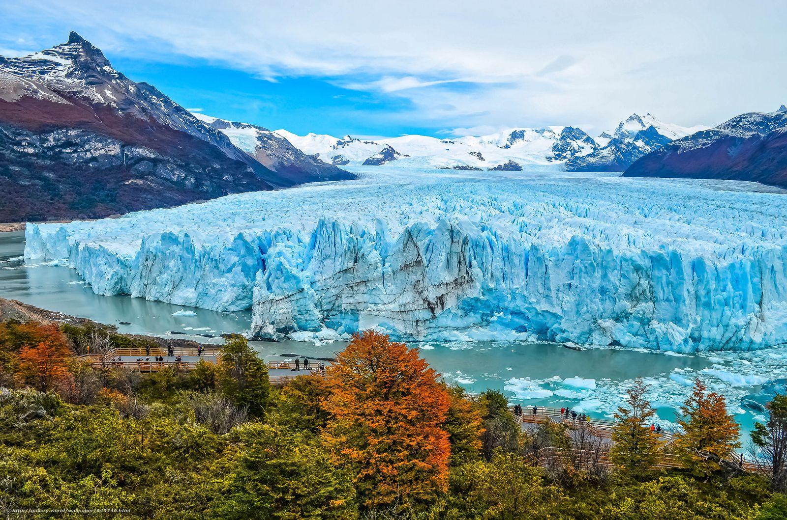 Download wallpaper Perito Moreno is a glacier located in the Los