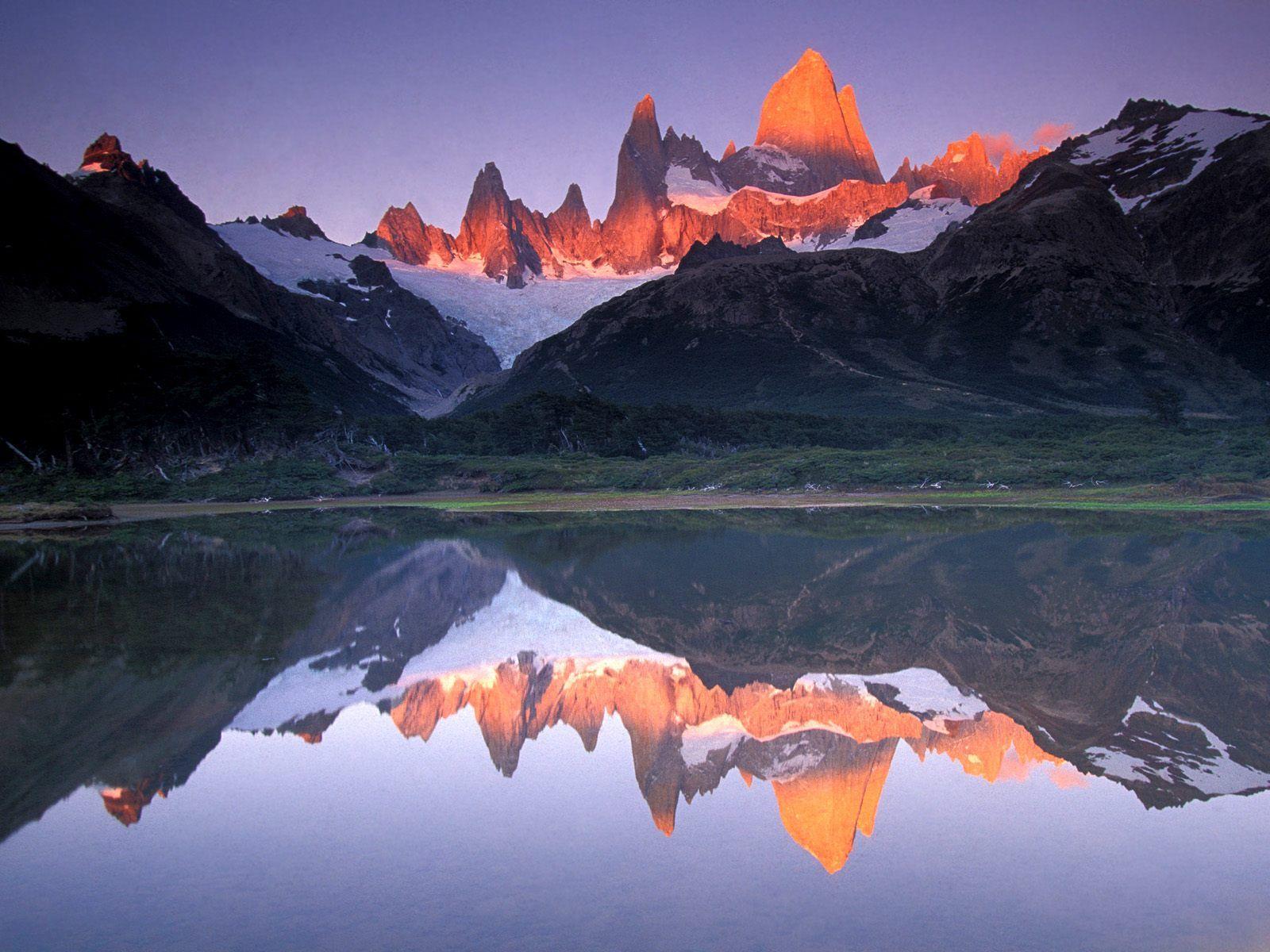Mount Fitzroy Los Glaciares National Park. Free Desktop Wallpaper