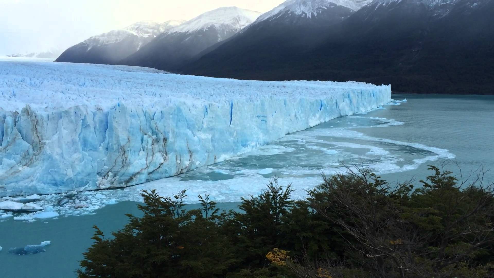 Ice calving at Perito Moreno Glacier, Los Glaciares National Park