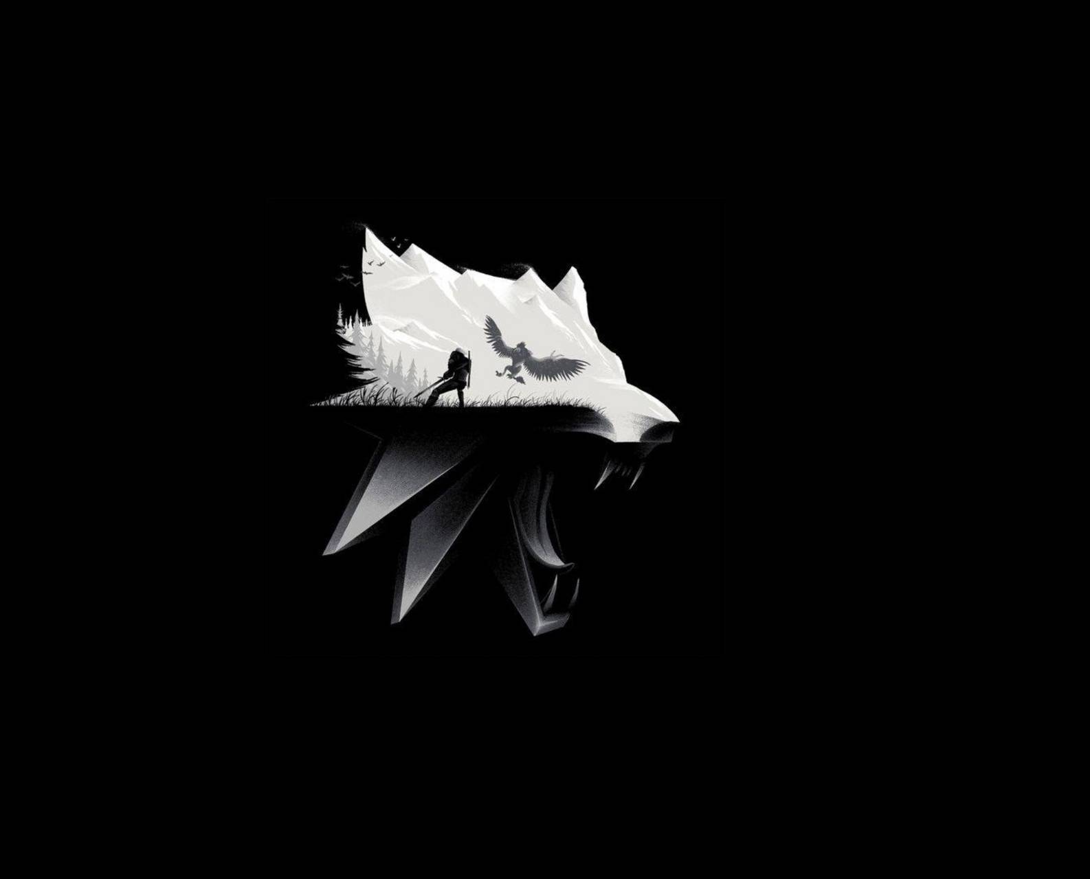 Download free wolf logo wallpaper for your mobile phone