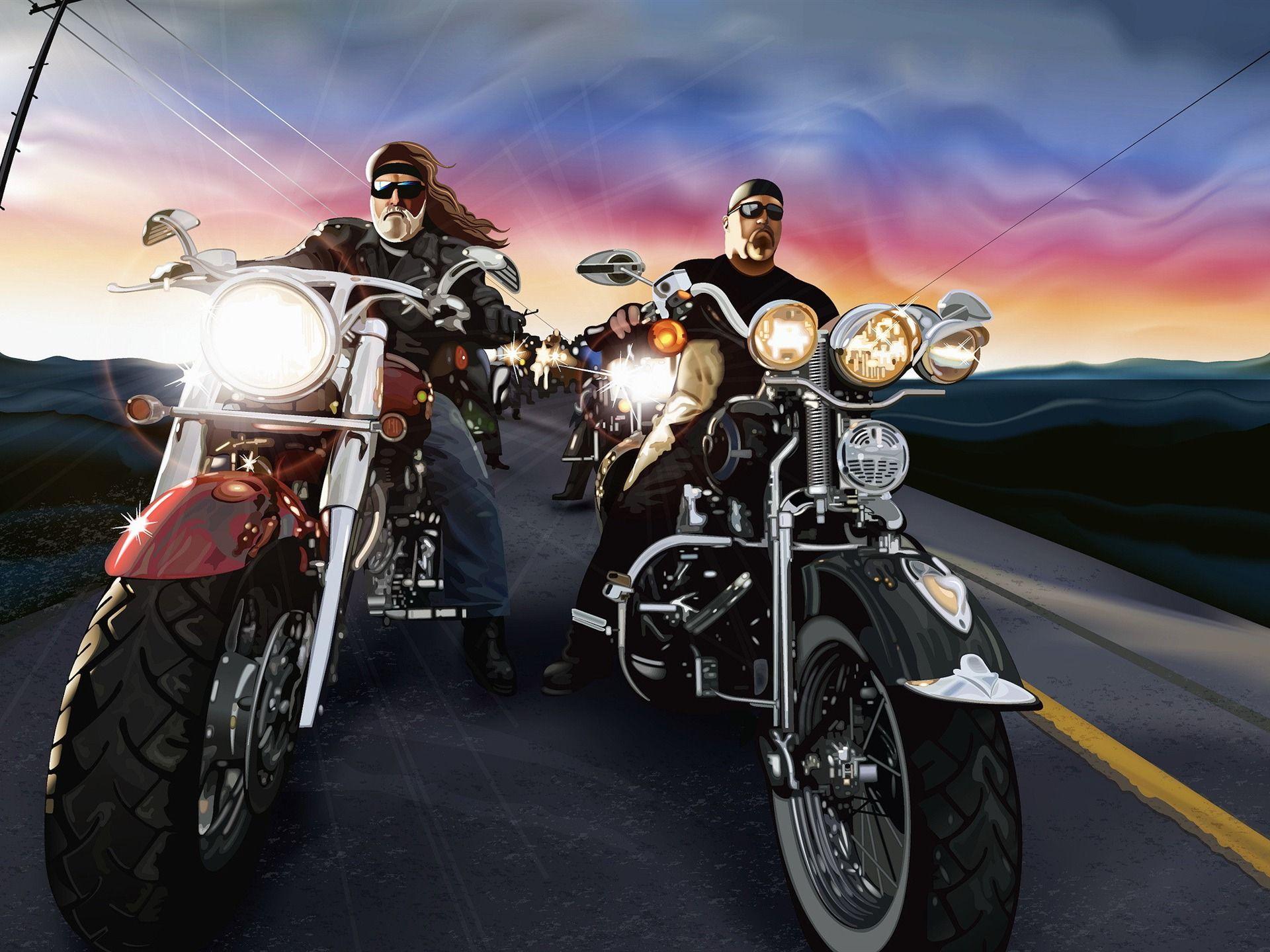 Harley Davidson Bikes Wallpaper HD