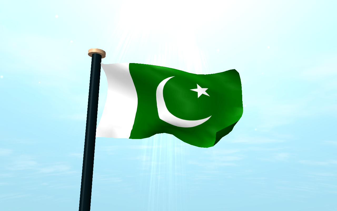 Pakistan Flag Wallpaper 3D image picture. Free Download