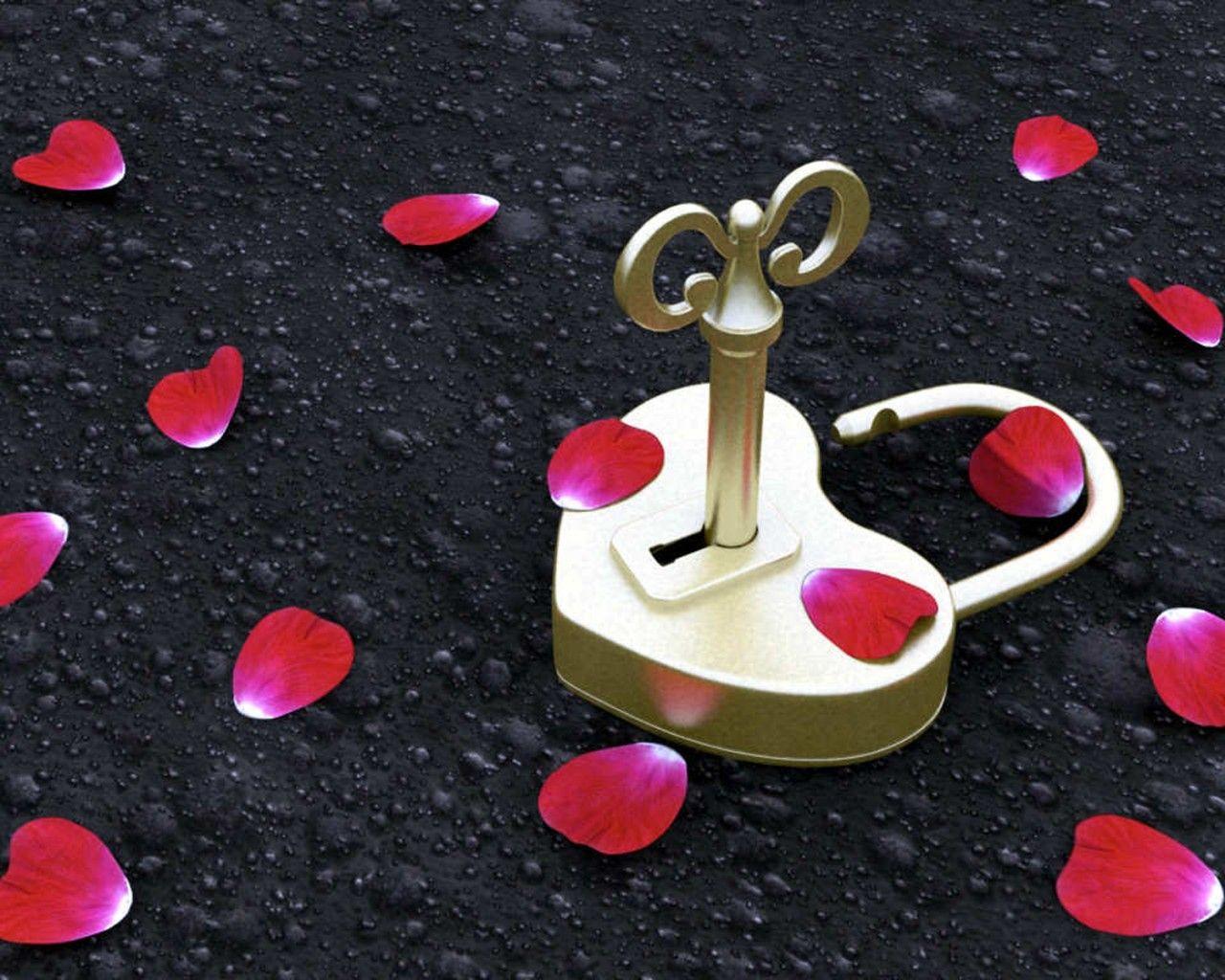 Love Key HD Wallpaper, Wallpaper13.com