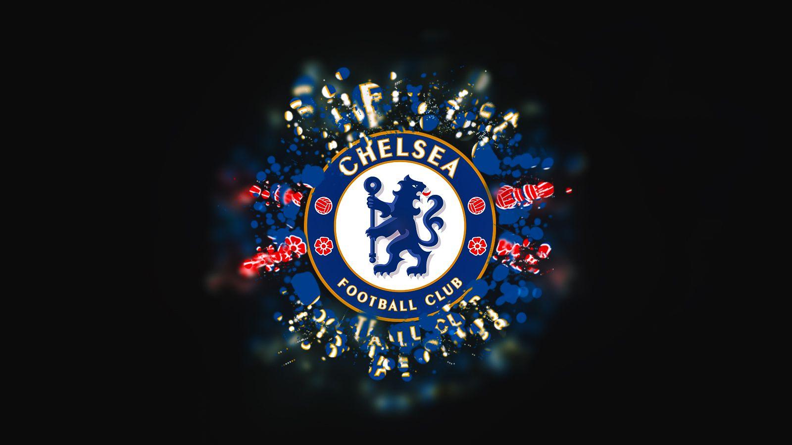 Gallery: In Dark Background Chelsea FC Golden Blue Wallpaper HD