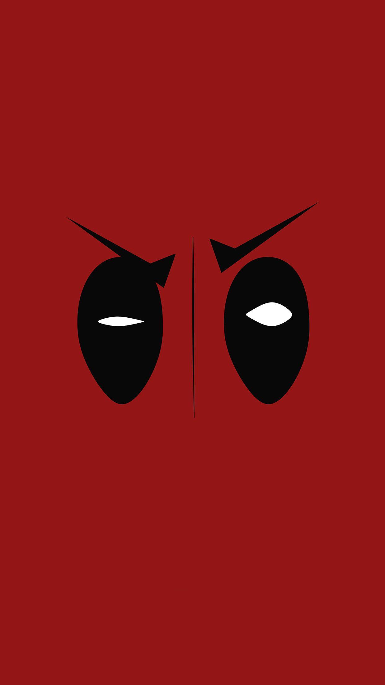 Deadpool Hero Eye Logo Art Film Android wallpaper HD
