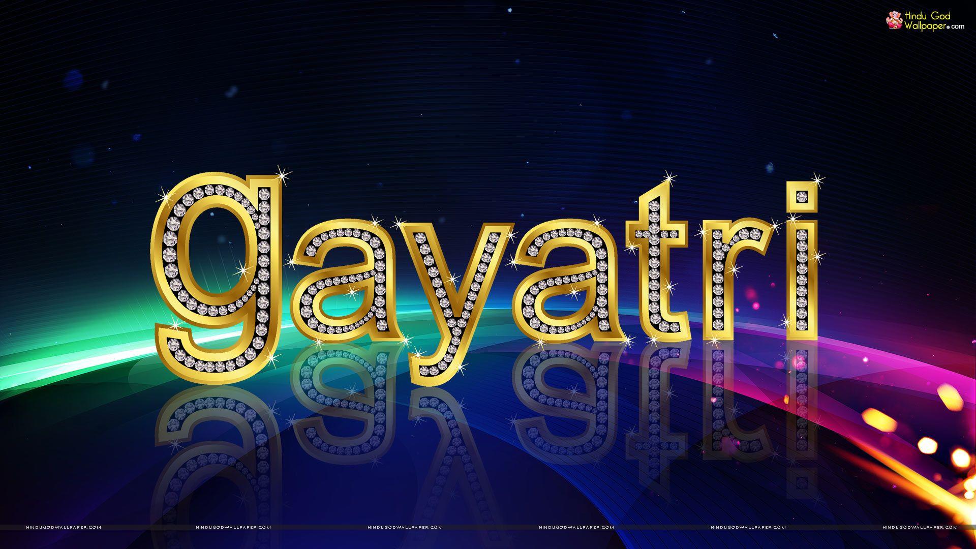 3D Gayatri Name Wallpaper Free Download. Gayatri Maa Wallpaper