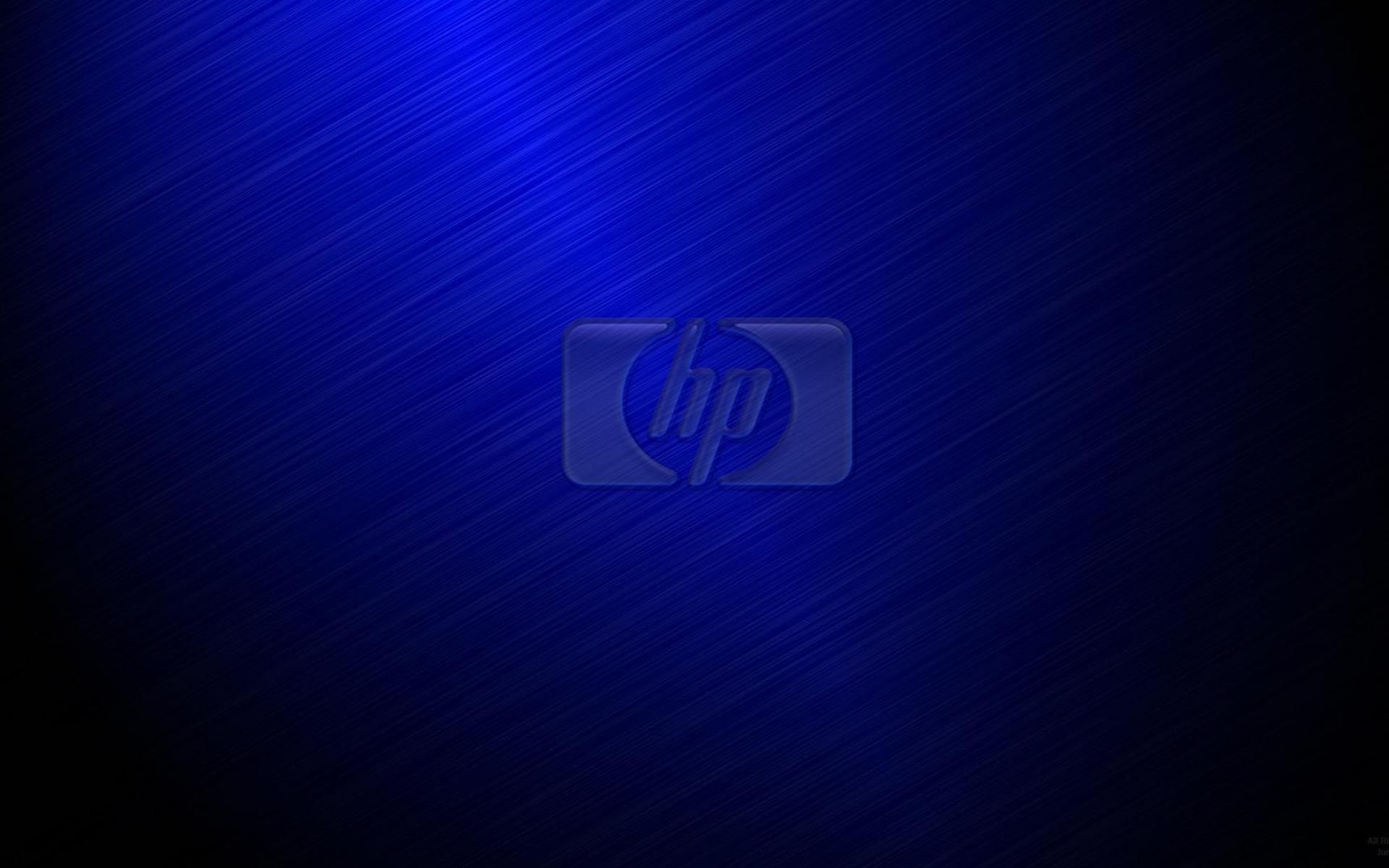 Blue HP Wallpaper HD