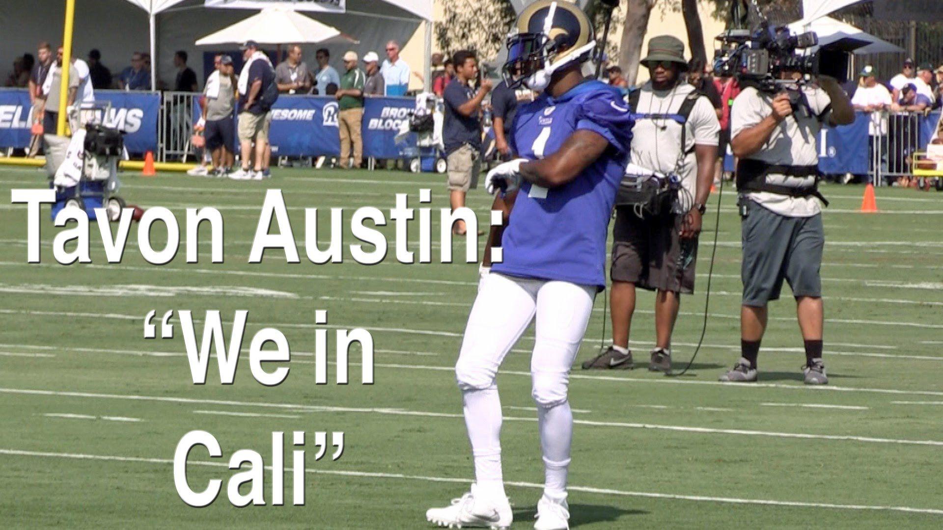 Rams receiver Tavon Austin at Day 1 of training camp