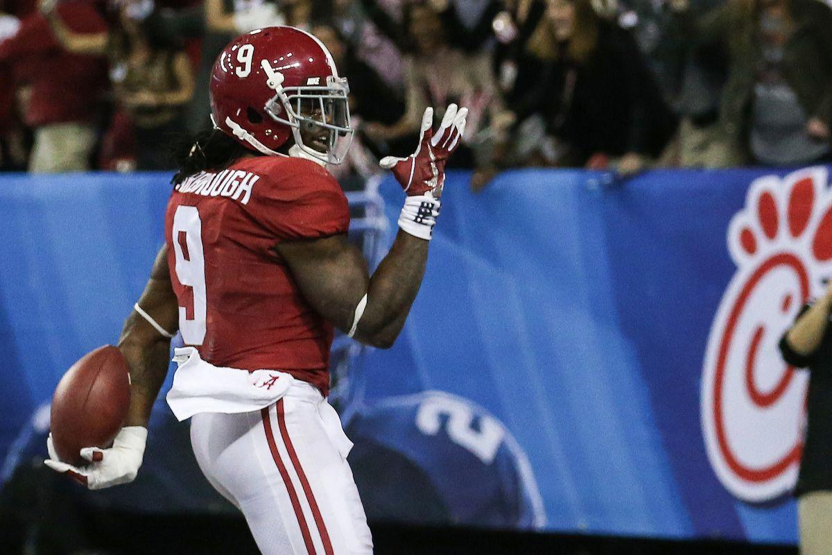 Bo Scarbrough had a Derrick Henry moment, and Bama's backfield is