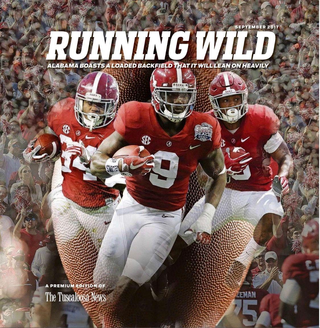 RUNNING WILD cover of Tuscaloosa News College Football Preview 2017