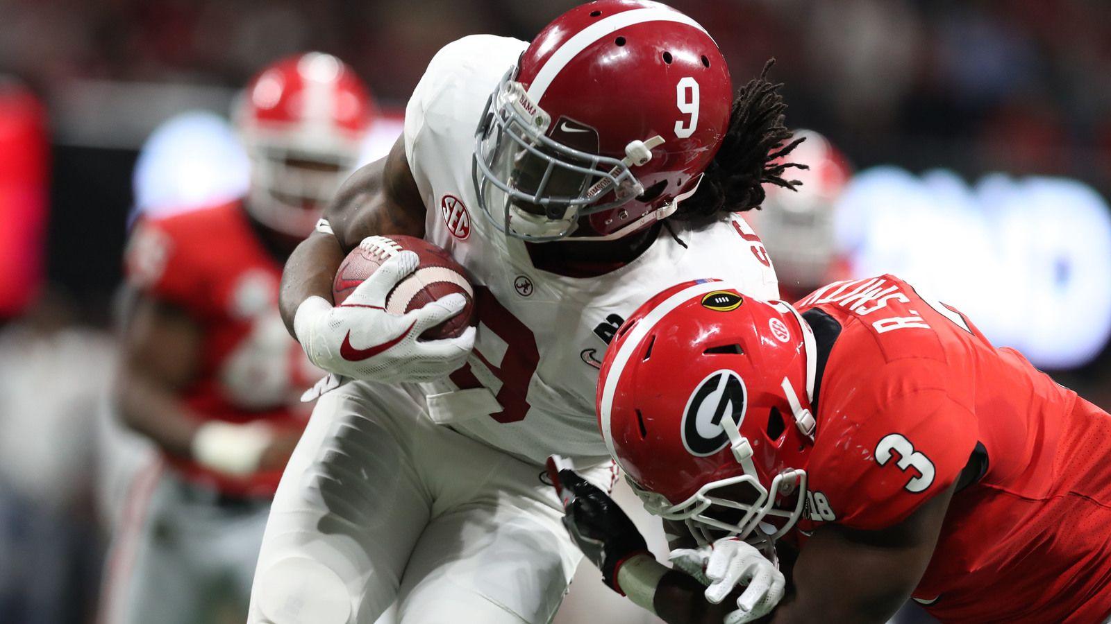 Did Bo Scarbrough yell 'F— Trump' before national title game