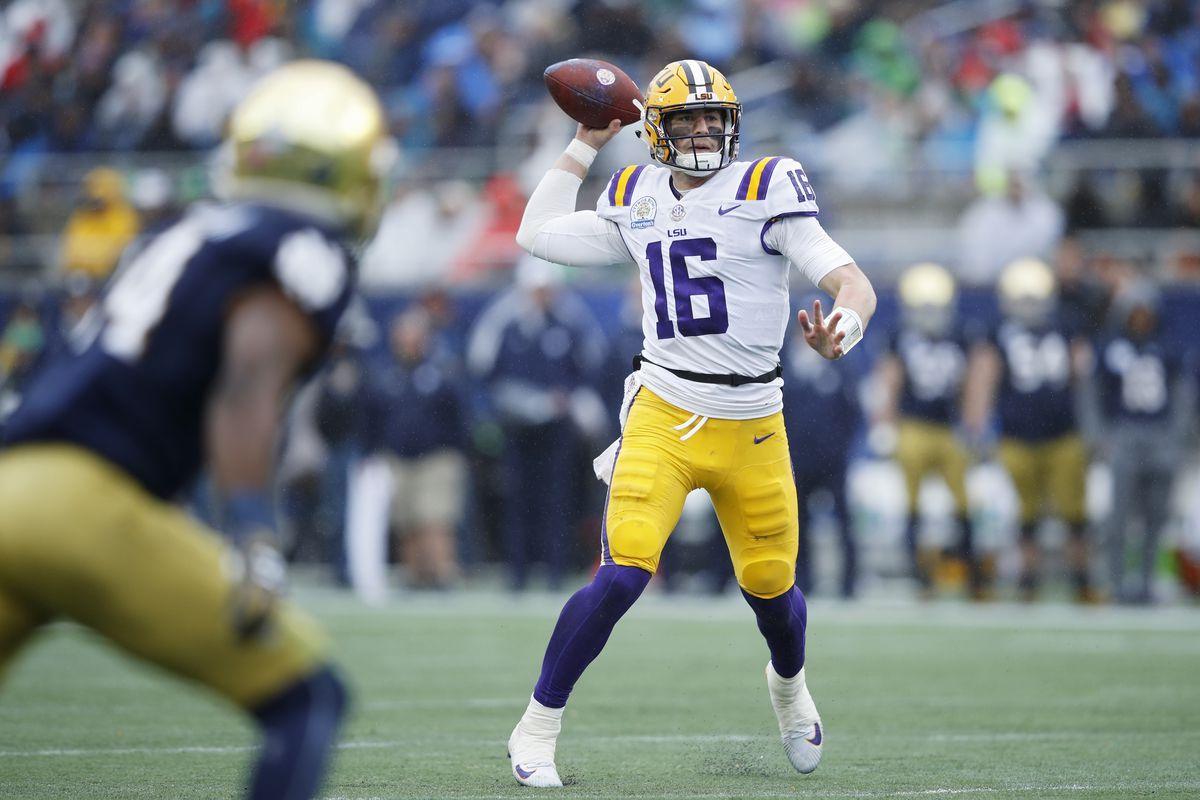 Instant analysis from the Patriots selection of LSU quarterback