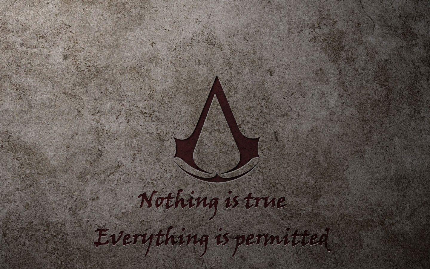 Assassins Creed quotes logos wallpaperx900