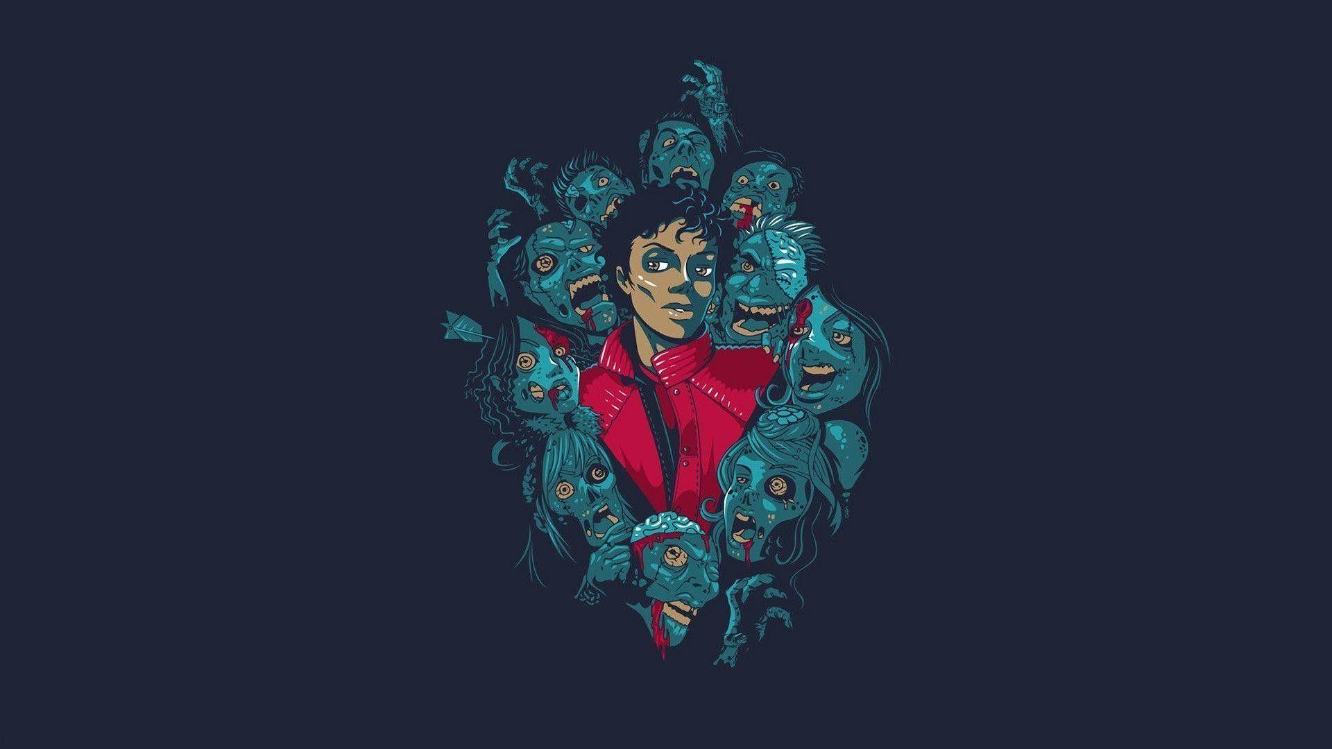 Jackson Michael Wallpaper Thriller Zombie