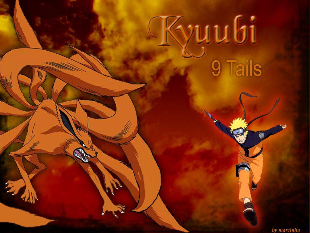 wallpaperew: Naruto Kyuubi 9 Tails Wallpaper