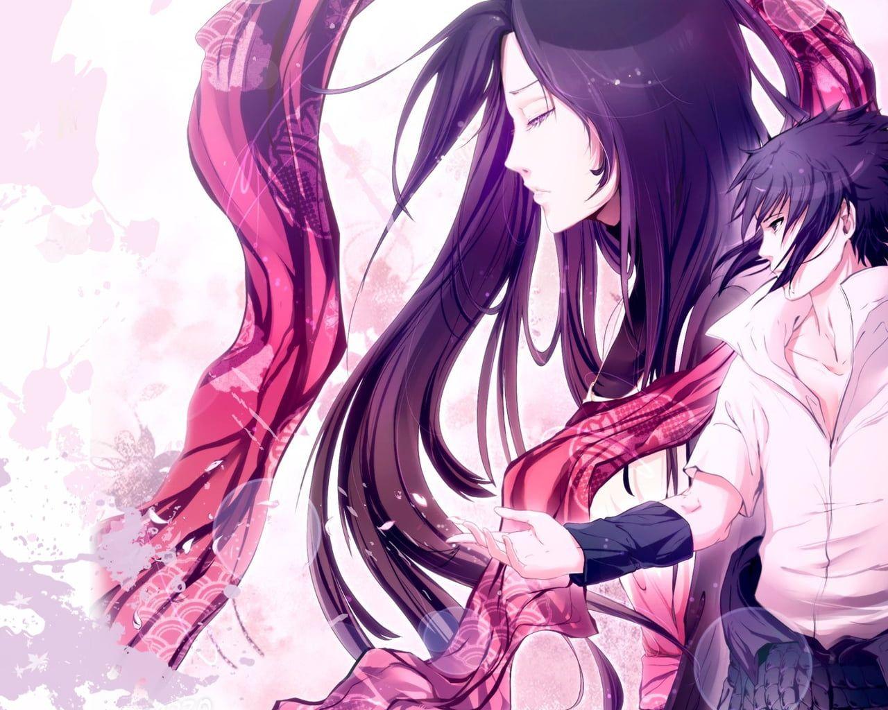 Uchiha Sasuke digital HD wallpaper displayed HD wallpaper