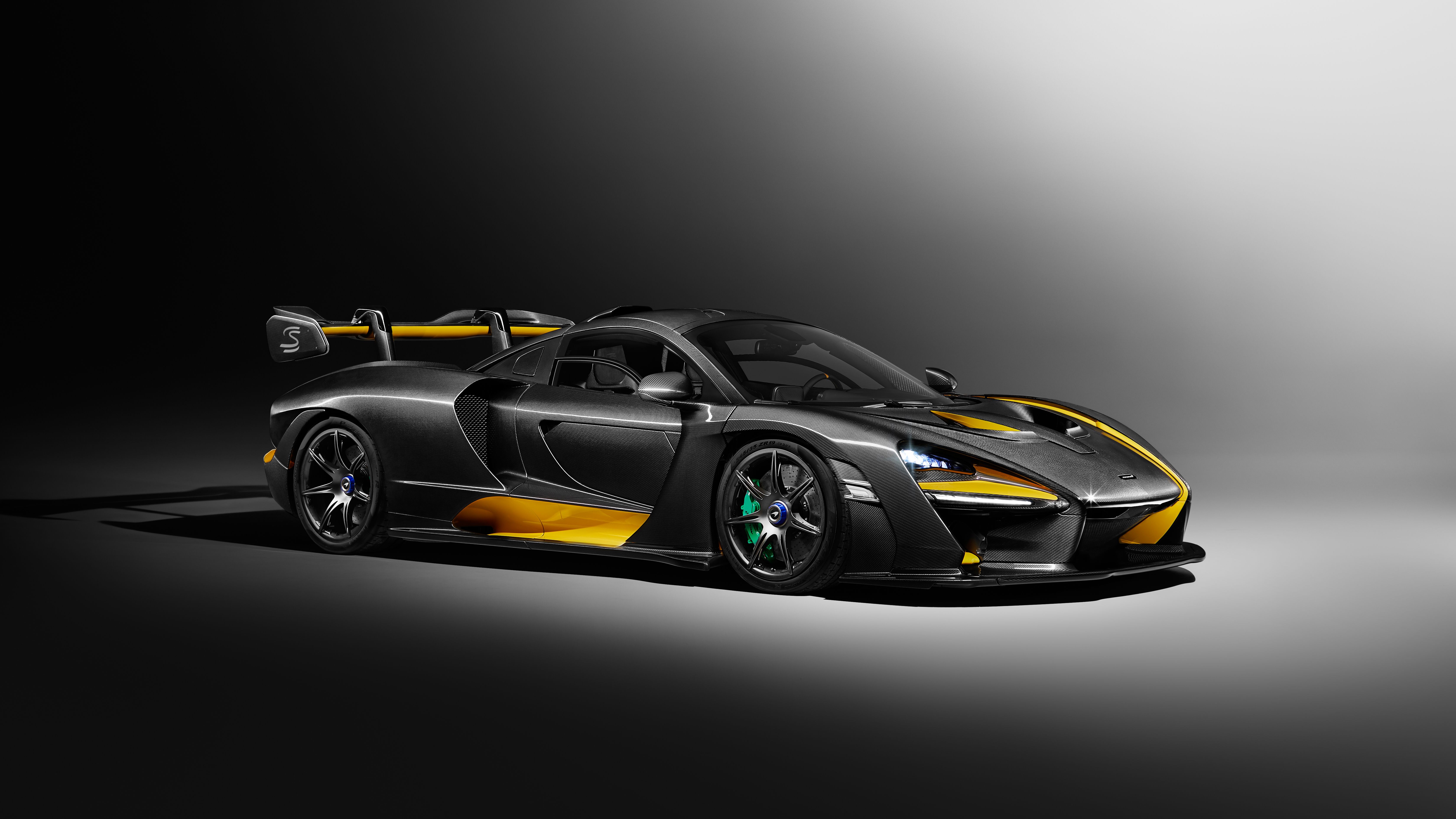McLaren Senna Carbon Theme by MSO 5K Wallpaper. HD Car