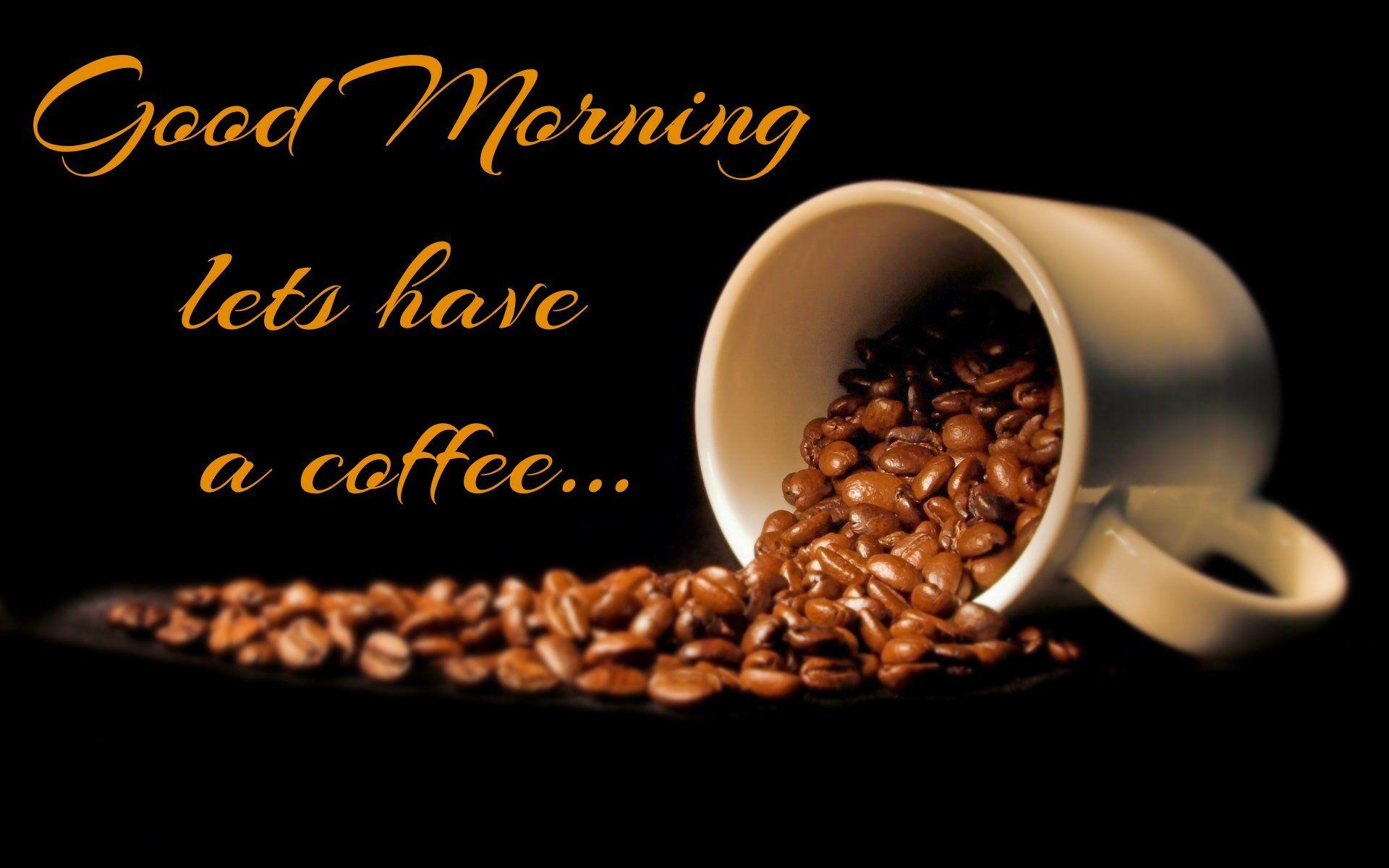 Download Good Morning With Coffee Wallpaper