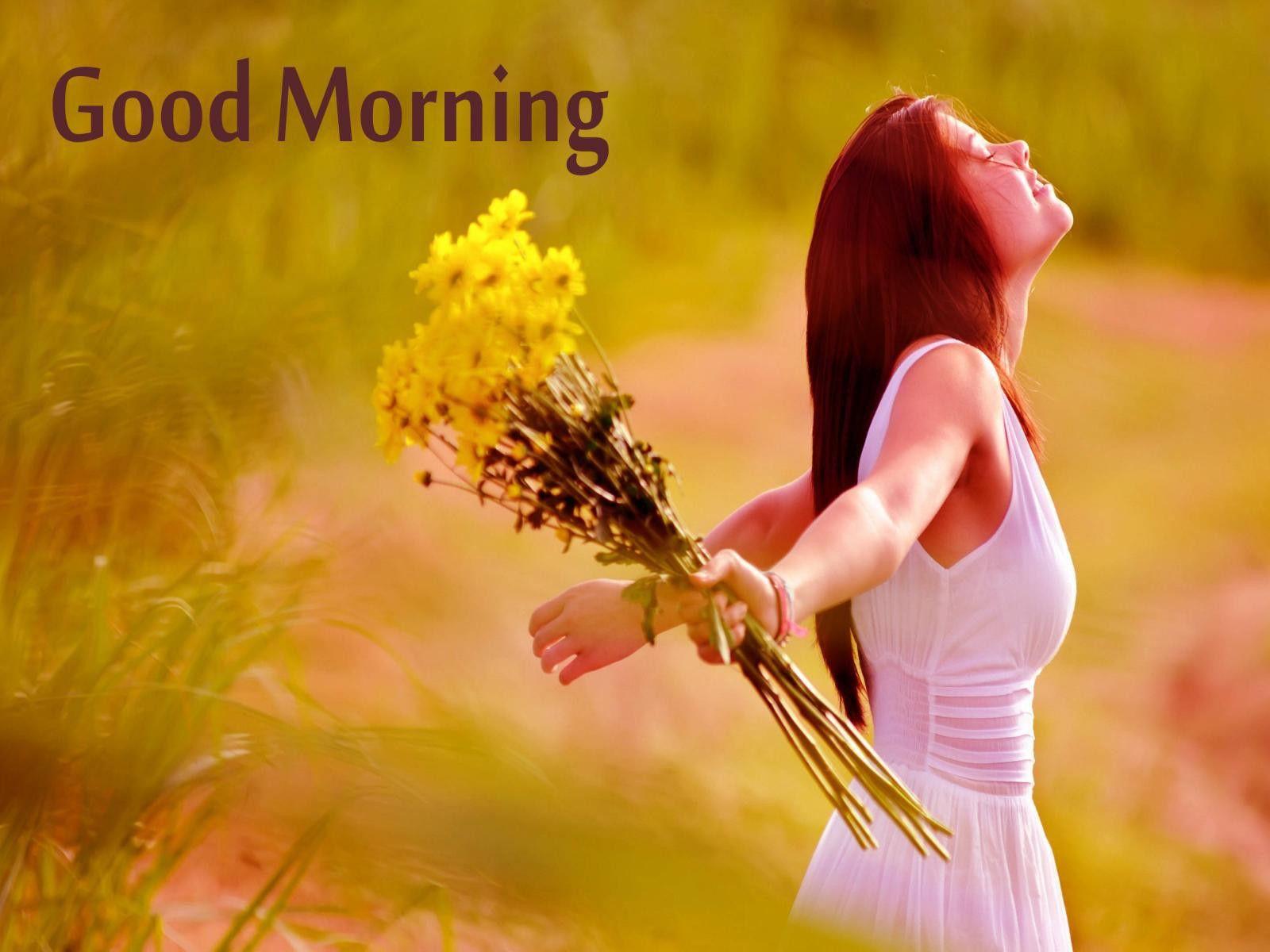 Beautiful & Gorgeous Girls Good Morning HD Wallpaper