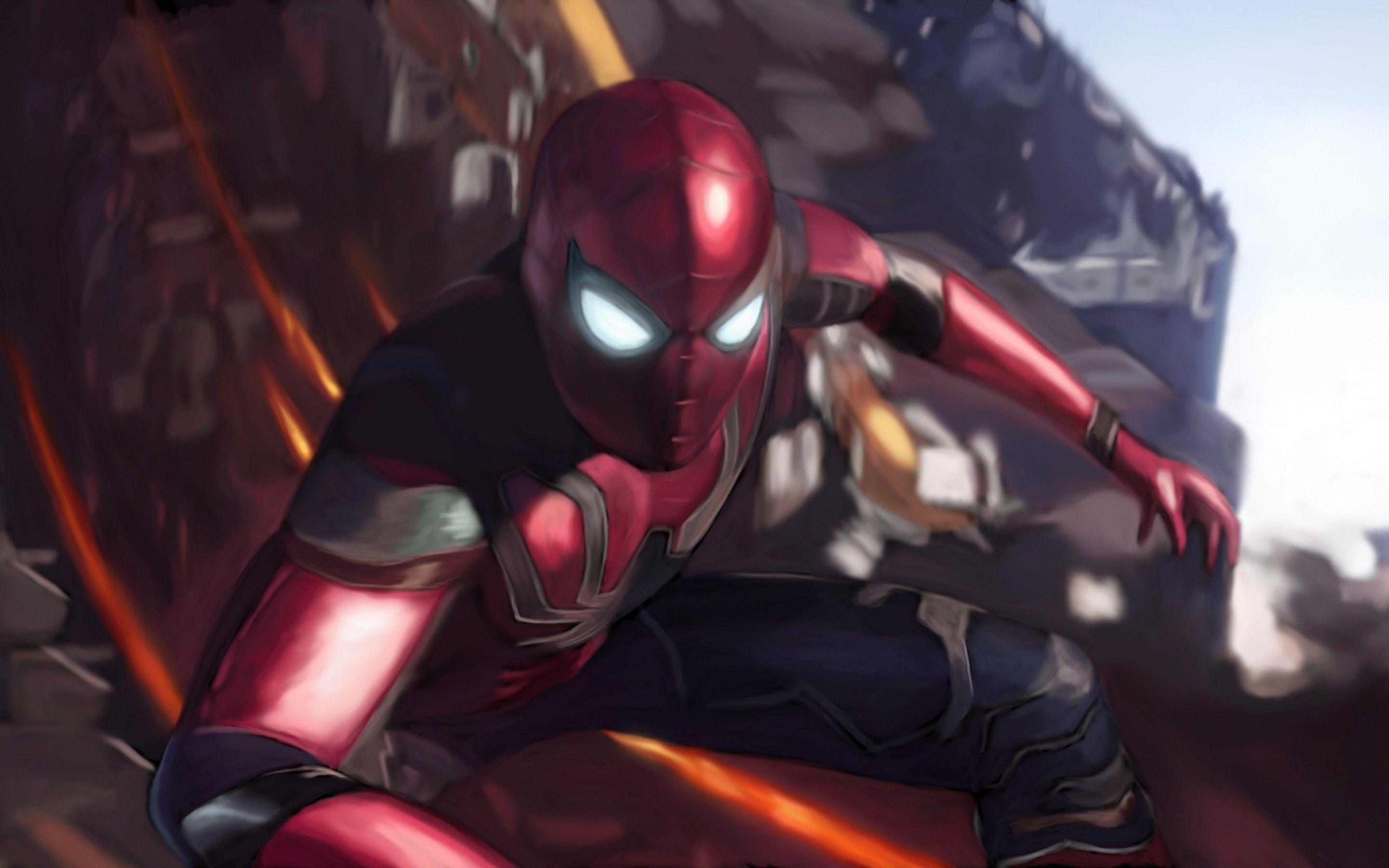 Wallpaper Spider Man, Avengers: Infinity War, HD, Movies