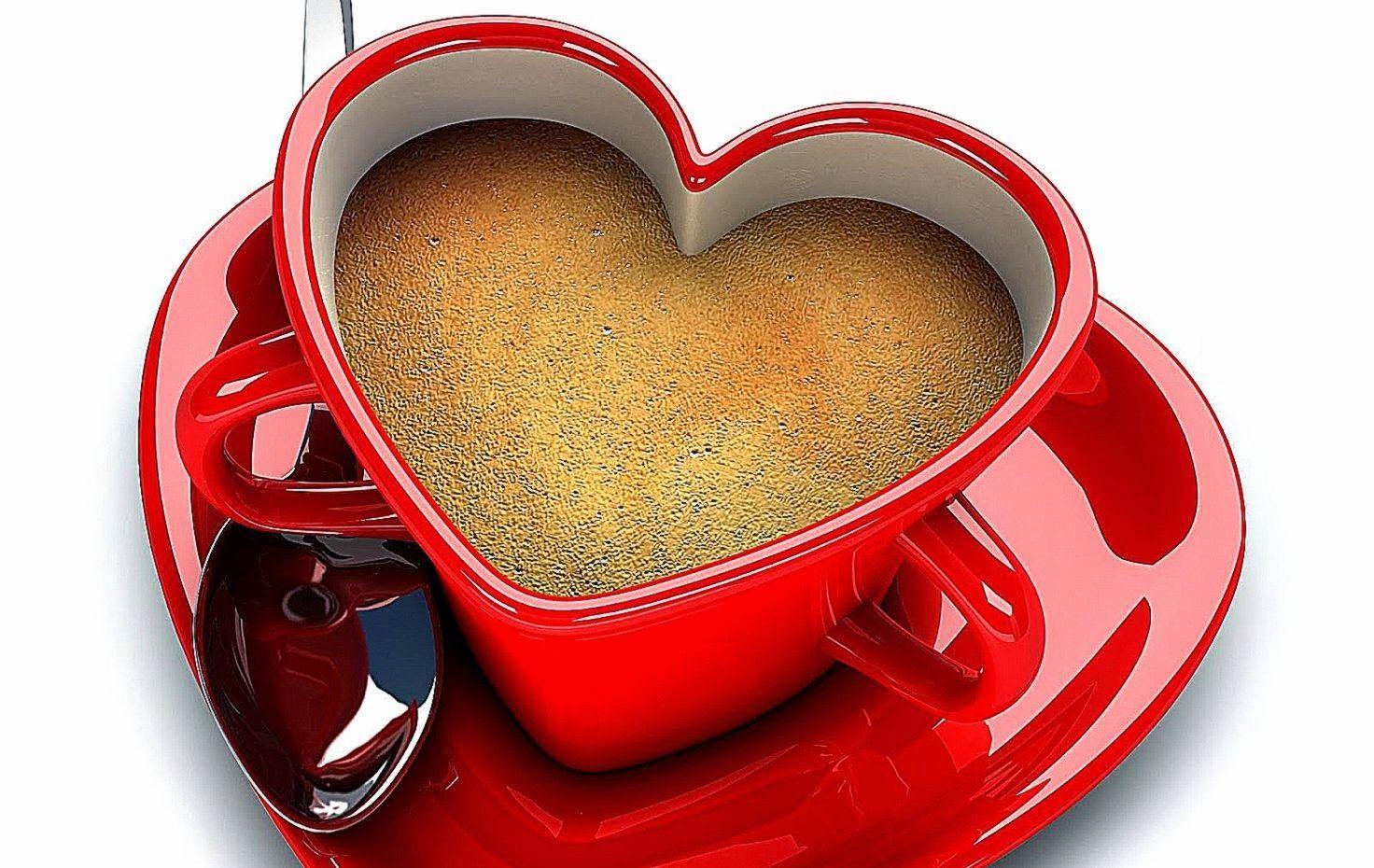 3D Love Coffee Wallpaper HD Desktop. Wallpaper Background Gallery